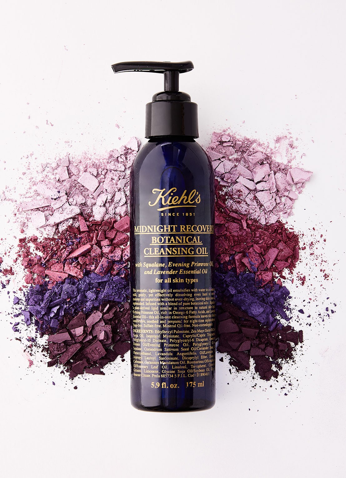 Kiehl's Midnight Recovery Cleansing Oil - reinigingsolie - voorkant 2 undefined