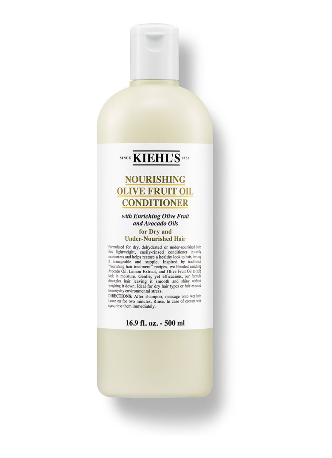 Kiehl's Olive Fruit Oil Nourishing Conditioner - hydraterende conditioner - voorkant 2 undefined