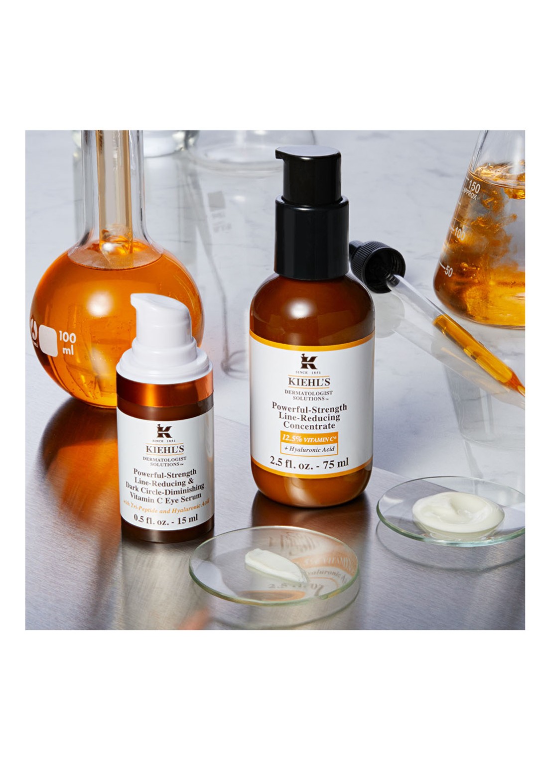 Kiehl's Powerful-Strength Line-Reducing & Dark Circle-Diminishing Vitamin C Eye Serum - oogserum - voorkant 3 undefined
