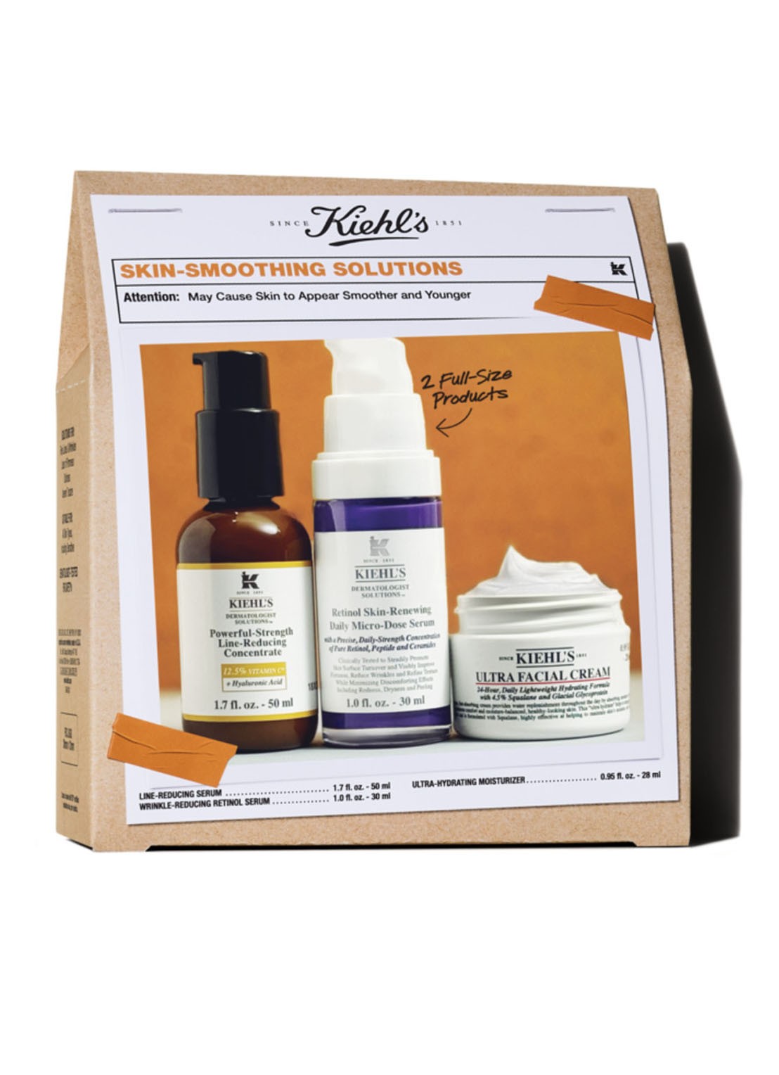 Kiehl's Skin Smoothing Solutions - verzorgingsset - voorkant 6 undefined