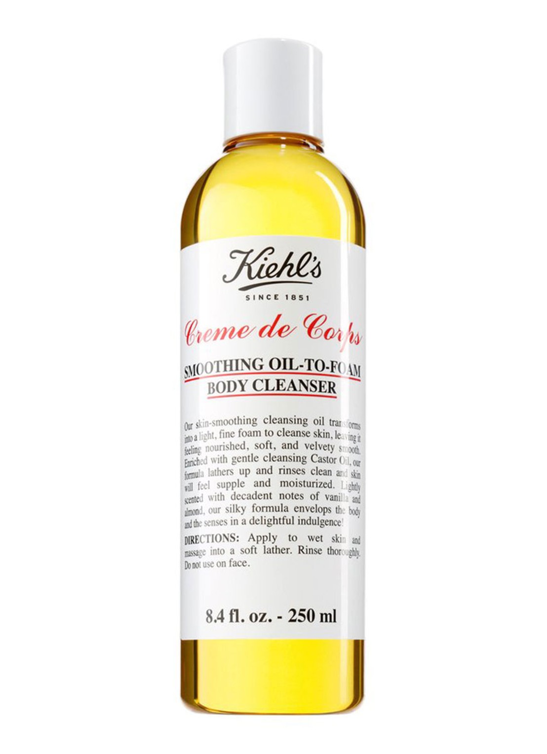 Kiehl's Smoothing Oil-to-foam Body Cleanser - doucheschuim - voorkant undefined