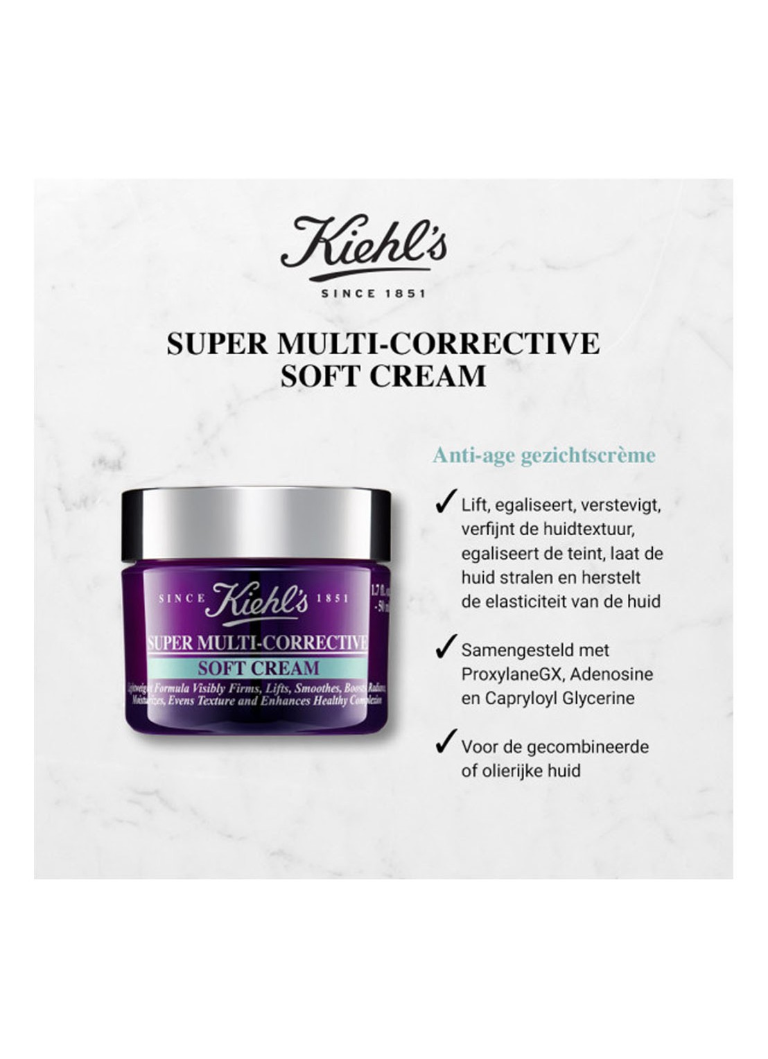 Kiehl's Super Multi Corrective Soft Cream - anti-rimpel créme - detail 2 undefined