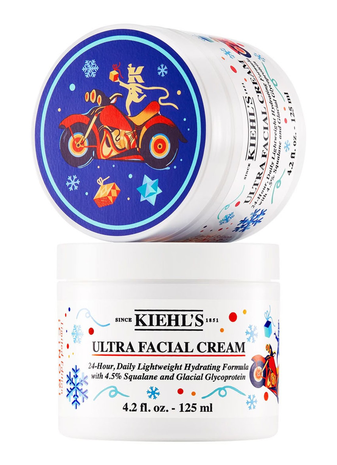Kiehl's Ultra Facial Cream - Limited Edition dag- en nachtcrème - voorkant 2 wit