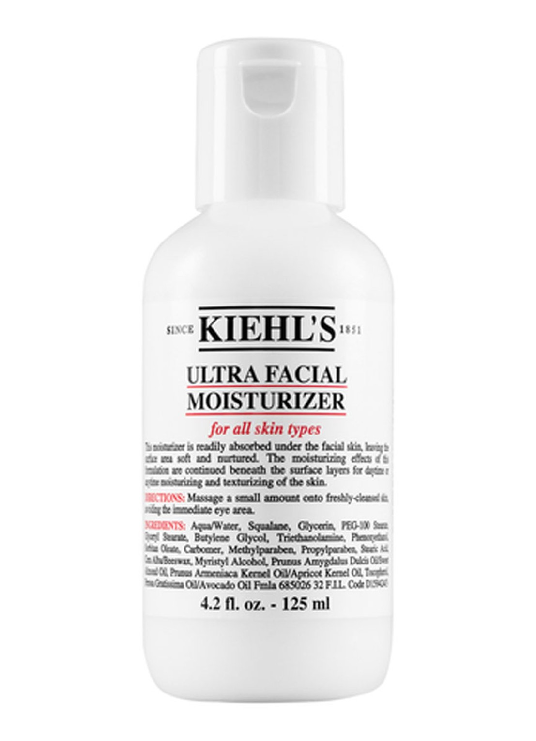 Kiehl's Ultra Facial Moisturizer - verzorgende dag- en nachtcrème - voorkant undefined
