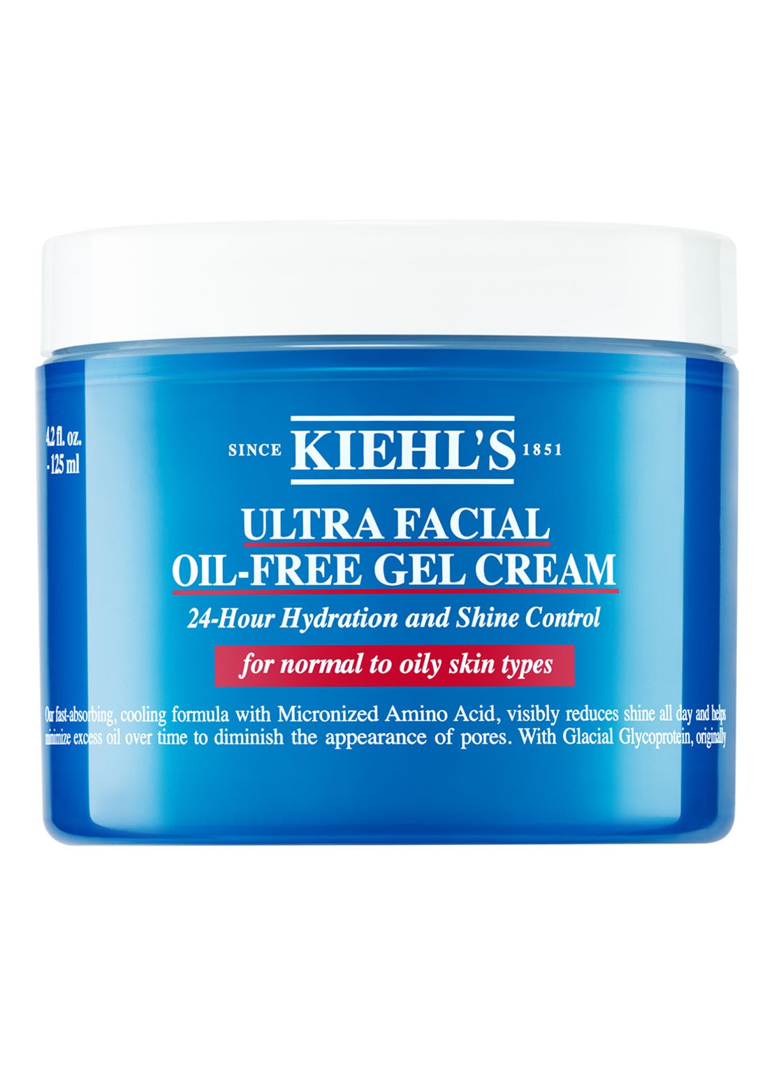 Kiehl's Ultra Facial Oil Free Gel Cream - olievrije gezichtscrème - voorkant undefined