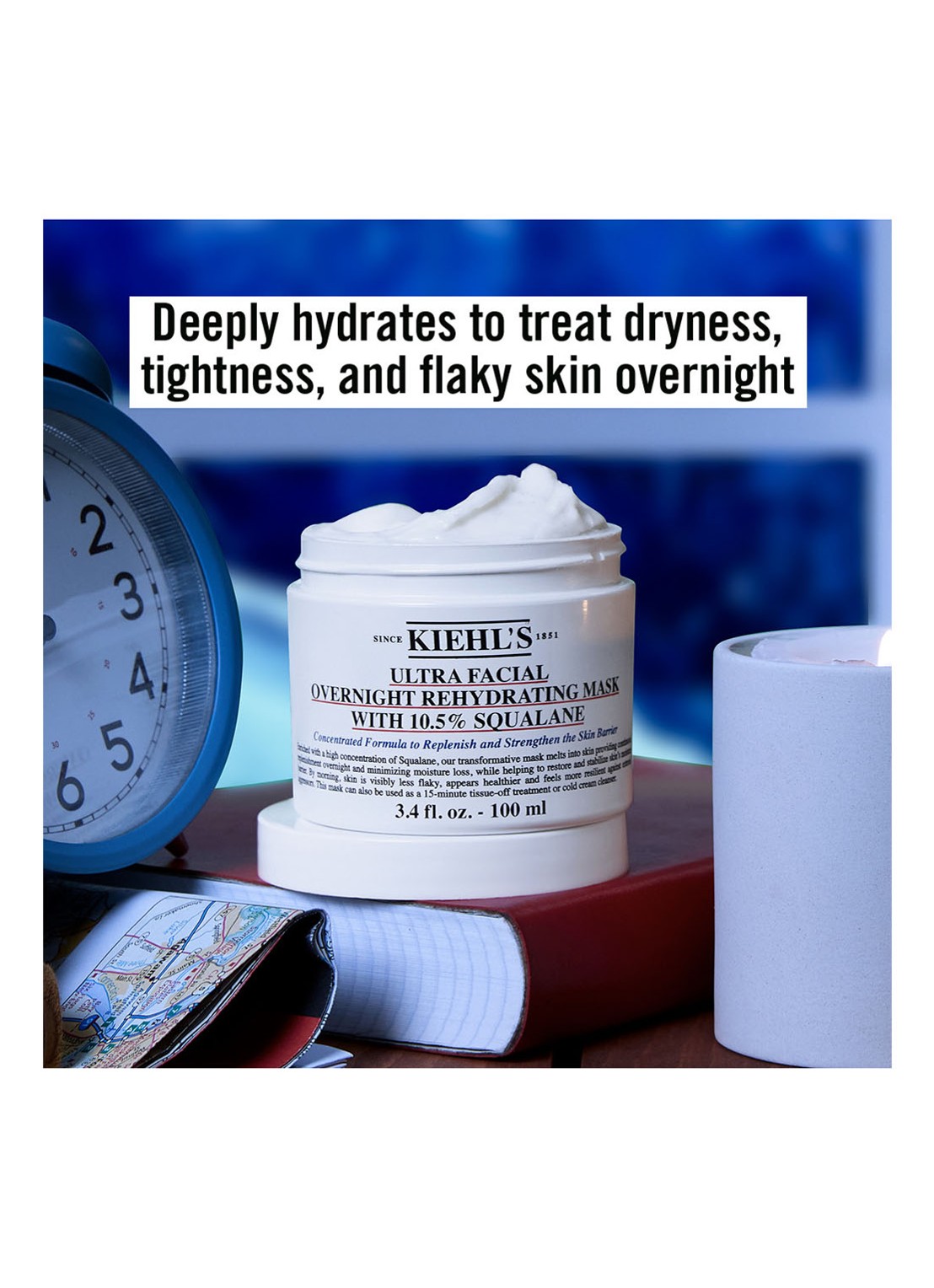 Kiehl's Ultra Facial Overnight Hydrating Mask With 10,5% Squalane - nachtmasker - detail 6 undefined