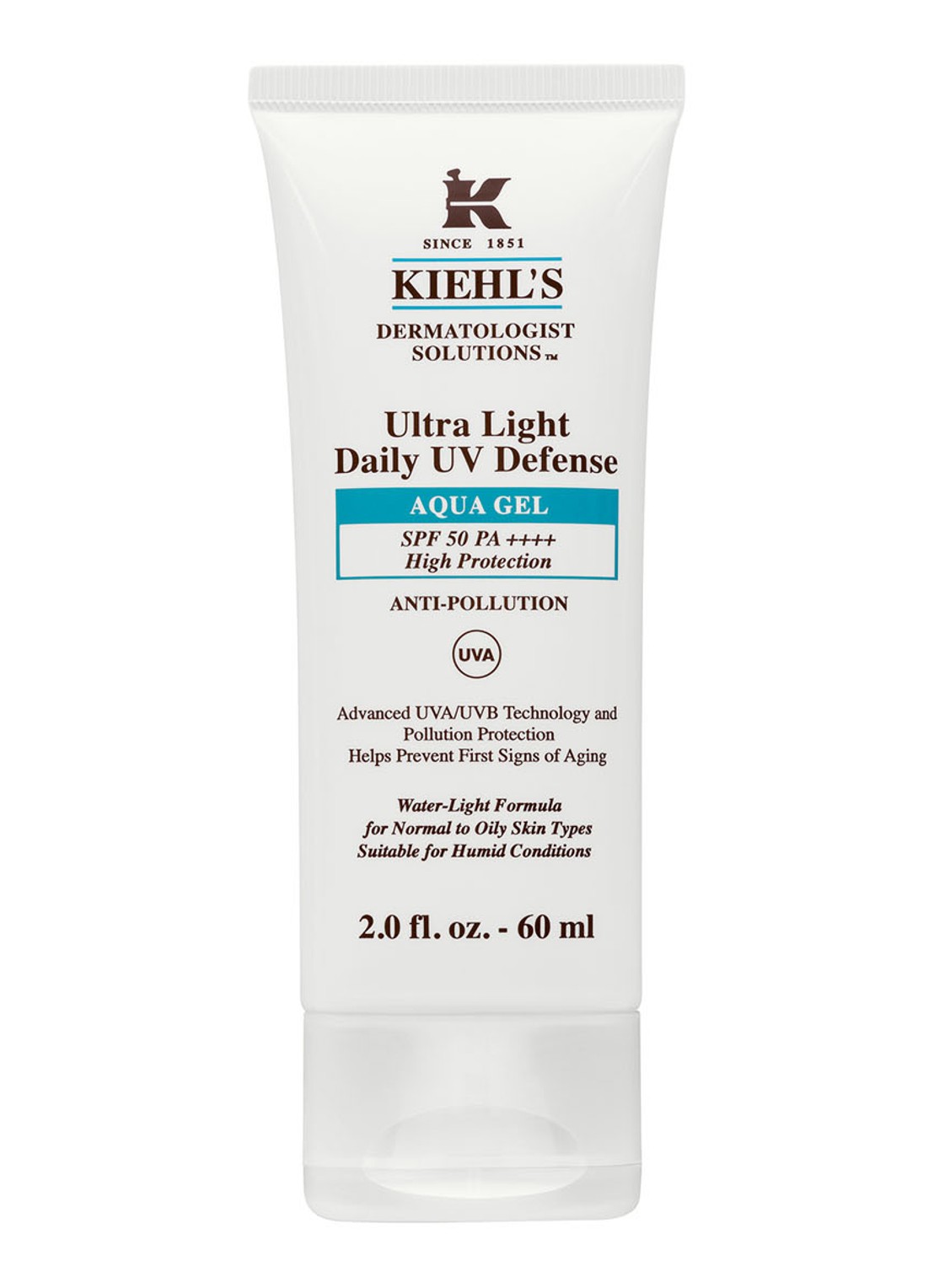 Kiehl's Ultra Light Daily UV Defense SPF 50 - zonnebrand  - voorkant 4 undefined