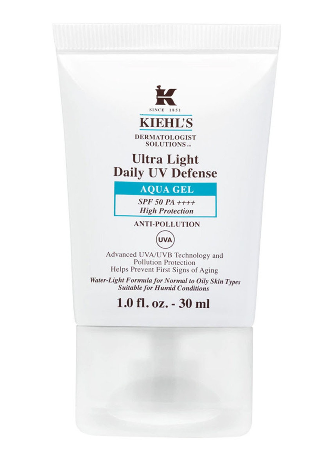 Kiehl's Ultra Light Daily UV Defense SPF50 - zonnebrand voor gezicht - voorkant 5 undefined