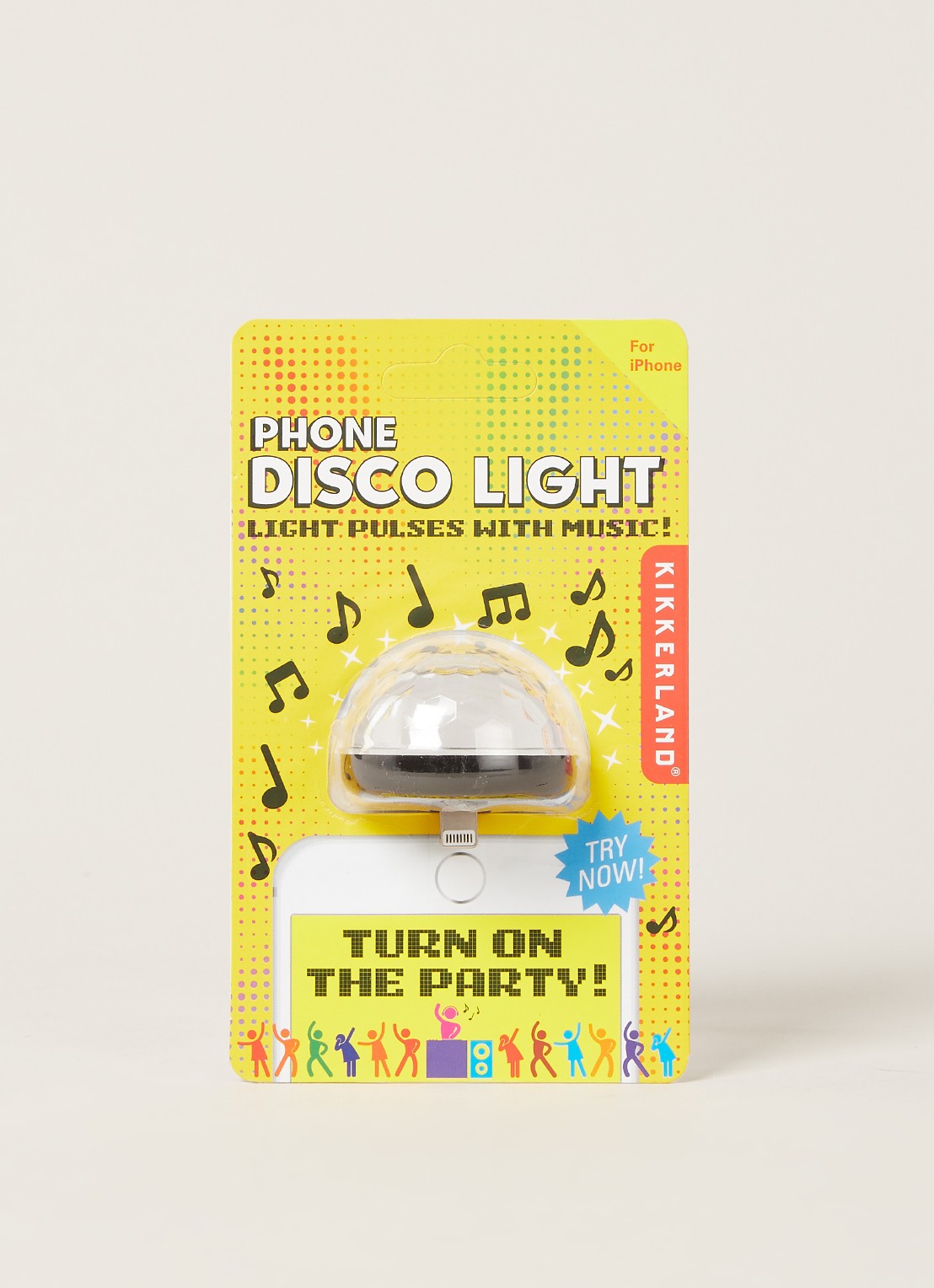 Kikkerland Disco accessoire voor Iphone  - voorkant 2 undefined