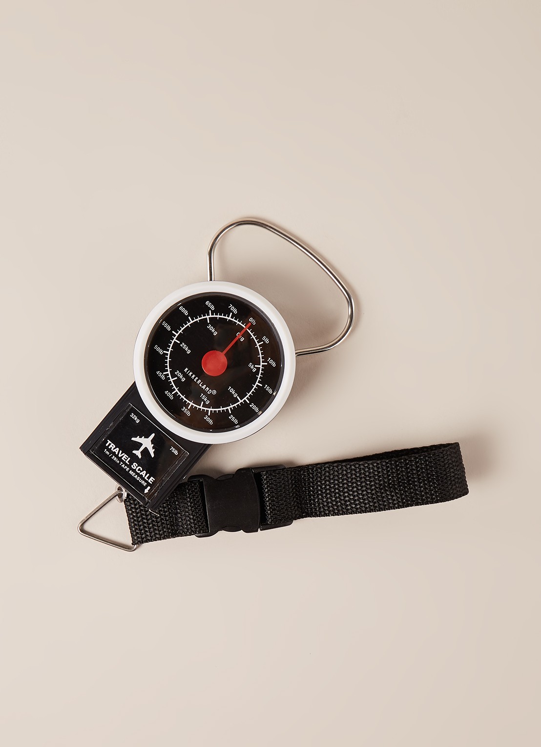 Kikkerland Travel Luggage Scale bagageweegschaal - voorkant 2 zwart