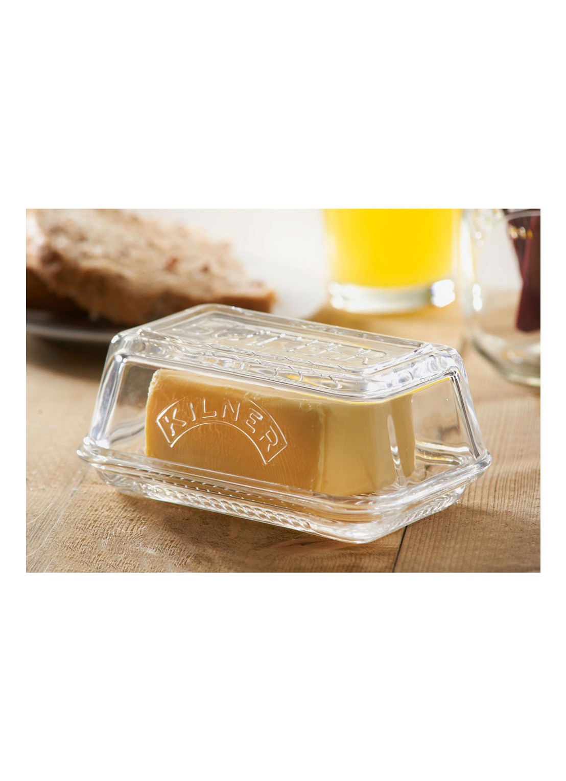 Kilner Botervloot van glas - voorkant 3 transparant