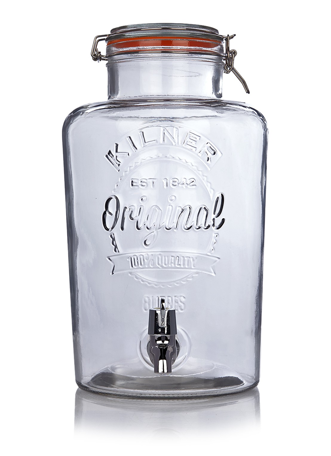 Kilner Drankdispenser met tapkraan 8 liter - voorkant undefined