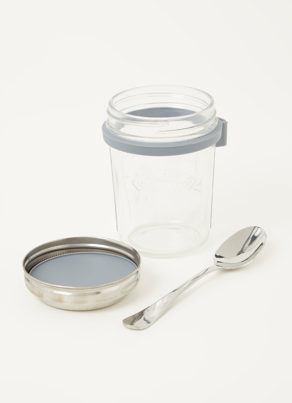 Kilner To Go ontbijtbeker met lepel 35 cl  - detail 3 transparant