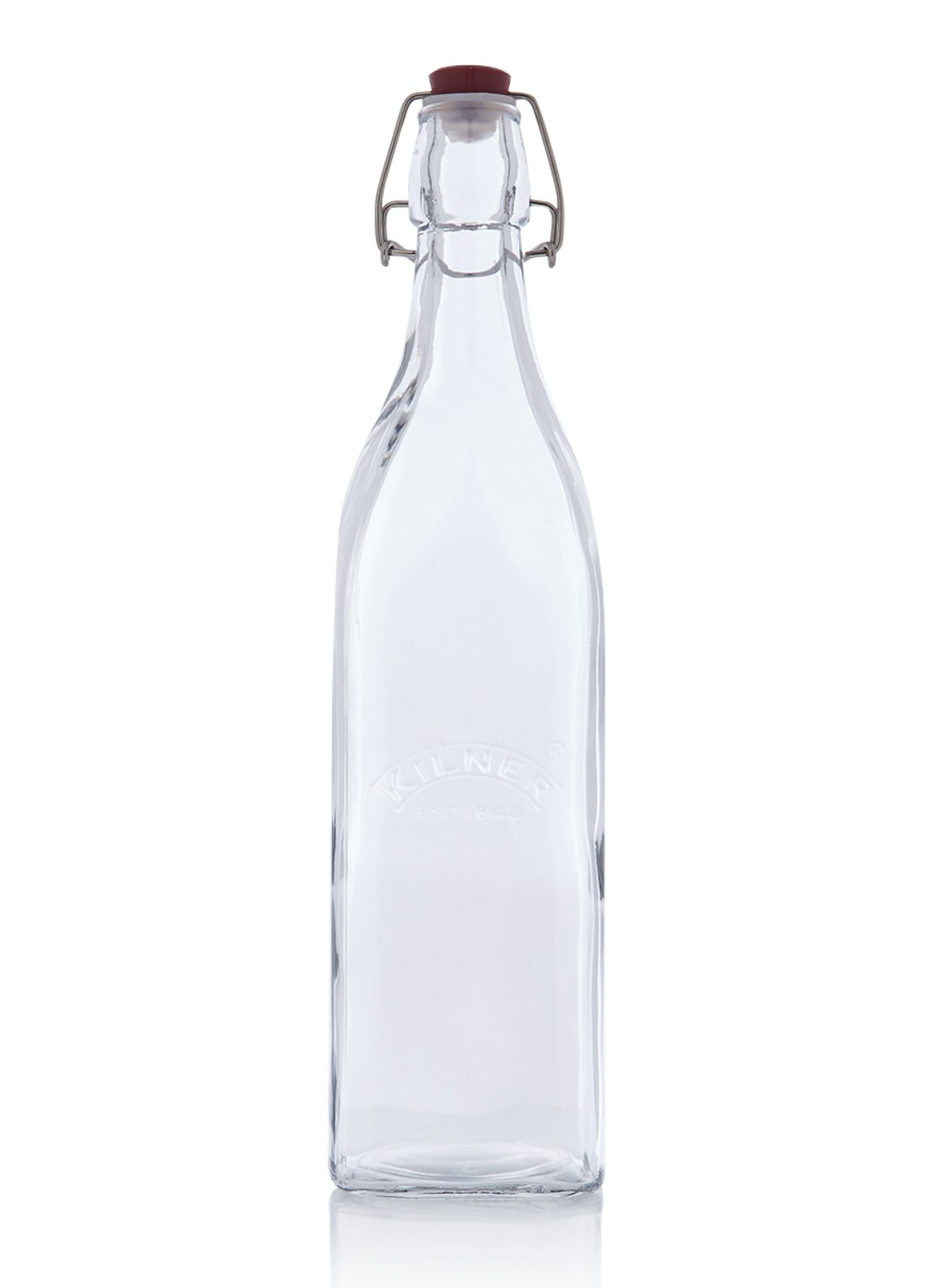 Kilner Weckfles 1 liter - voorkant transparant