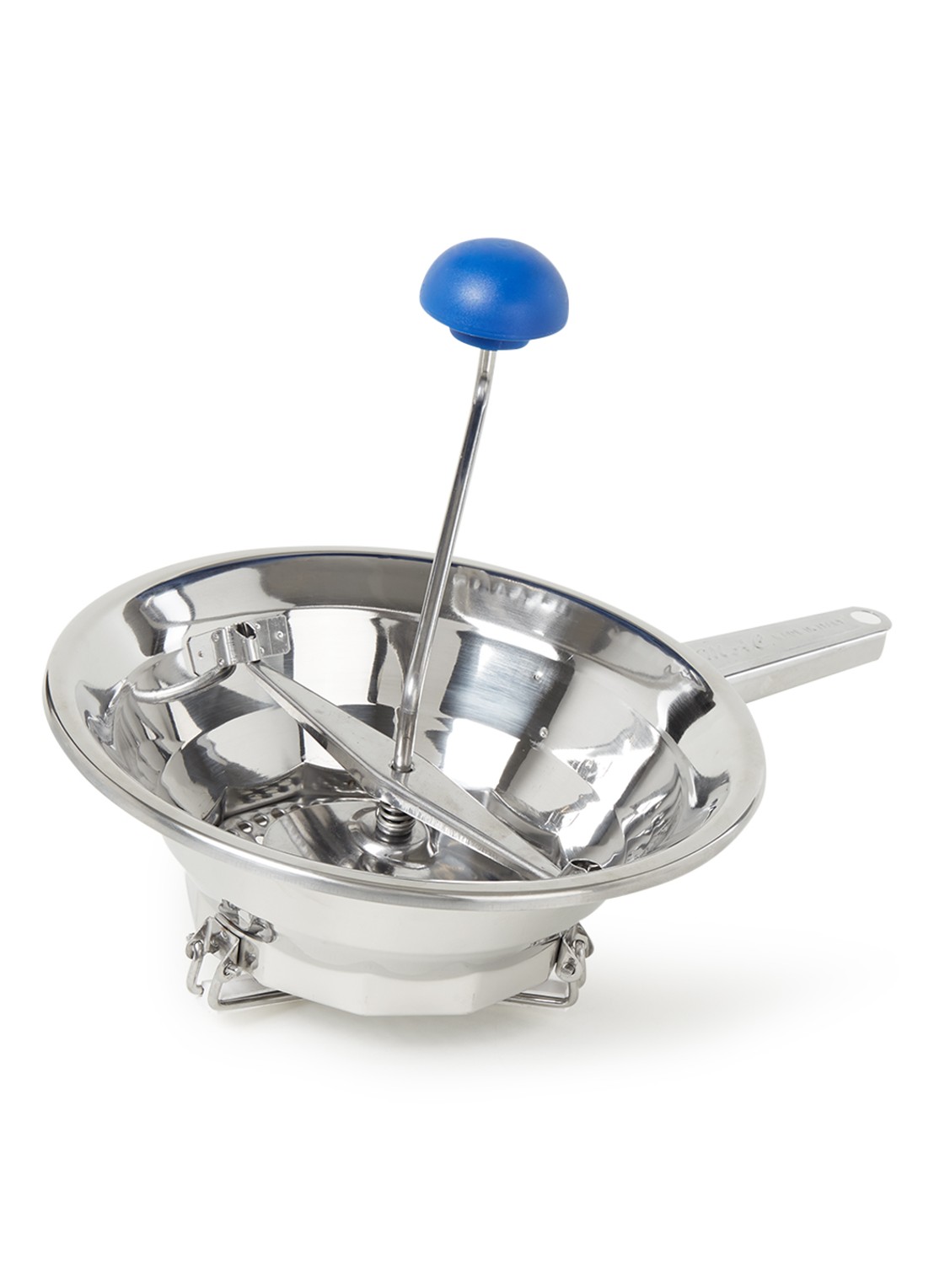 Kitchen Basics Passeerzeef 24 cm 3-delig - voorkant zilver