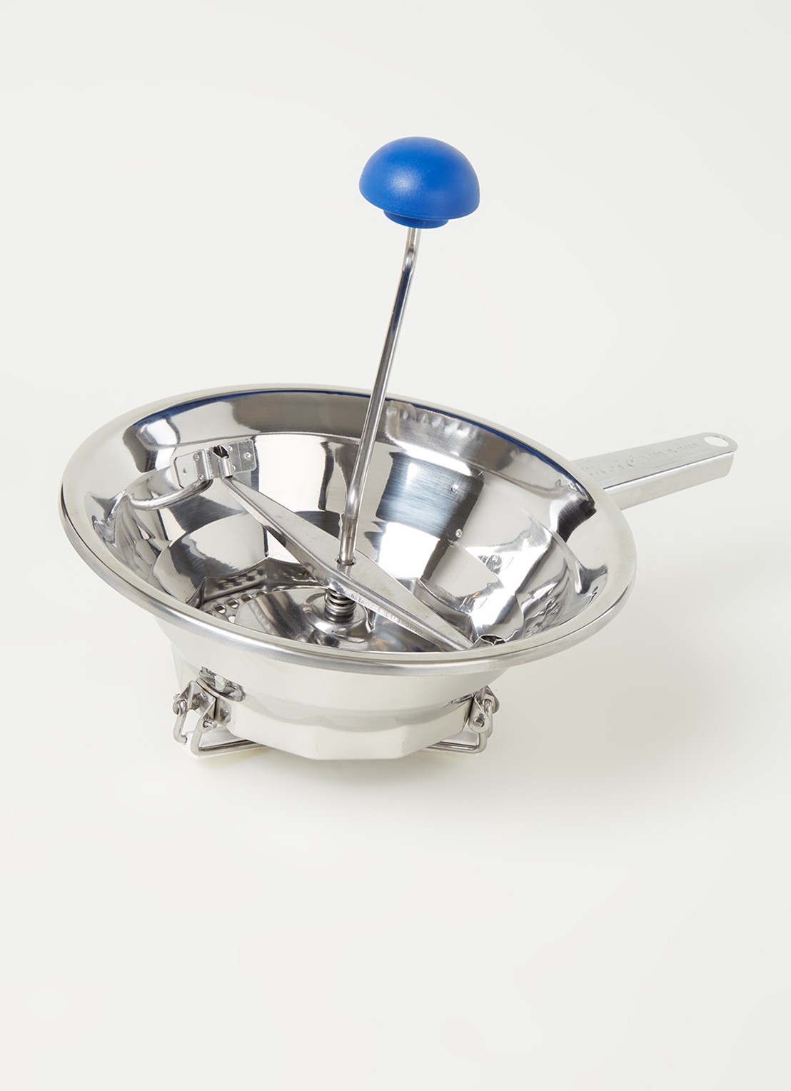 Kitchen Basics Passeerzeef 24 cm 3-delig - voorkant 2 zilver