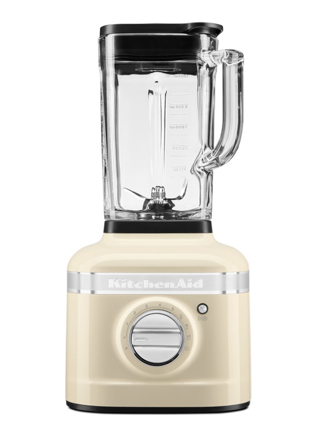 KitchenAid Artisan blender 1,4 liter K400 - Amandelwit - voorkant amandelwit