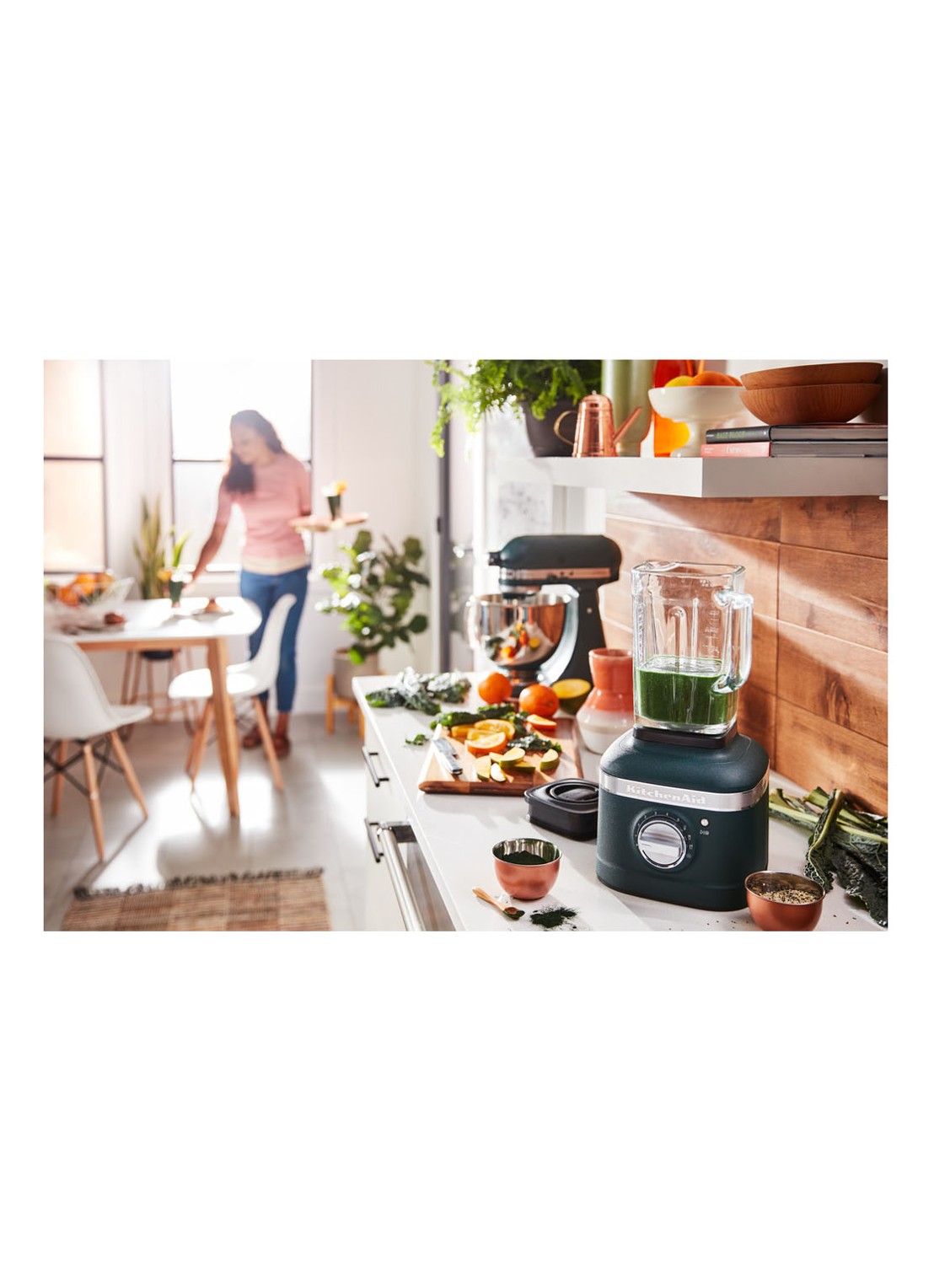 KitchenAid Artisan blender 1,4 liter K400 - Pebbles Palm - voorkant 2 groen