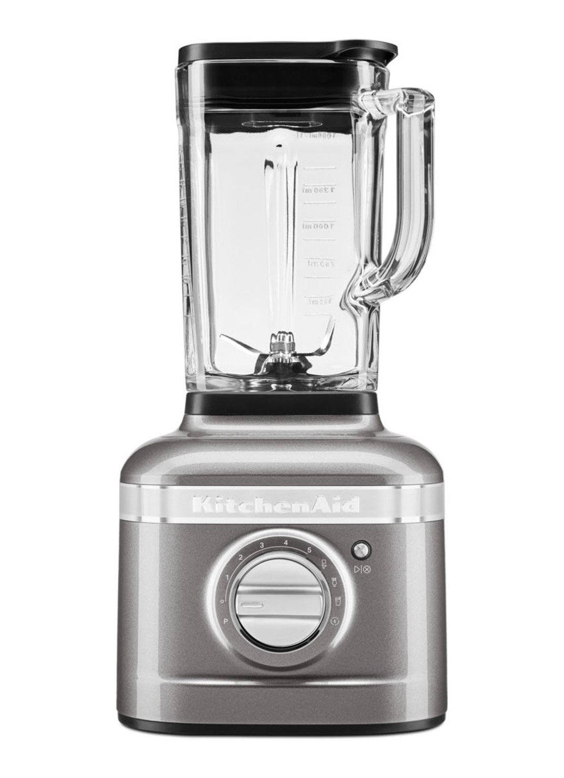KitchenAid Artisan blender 1,4 liter K400 - Tingrijs - voorkant 4 tingrijs