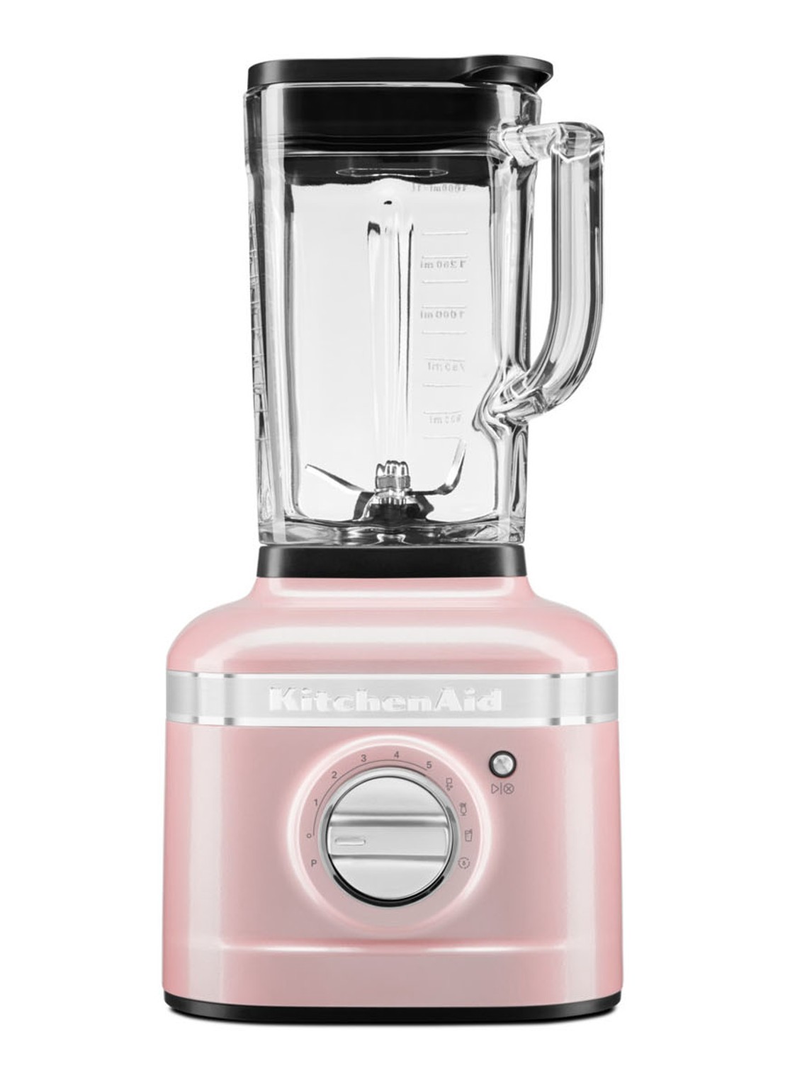 KitchenAid Artisan blender 1,4 liter K400 - Zijderoze - voorkant 4 lichtroze