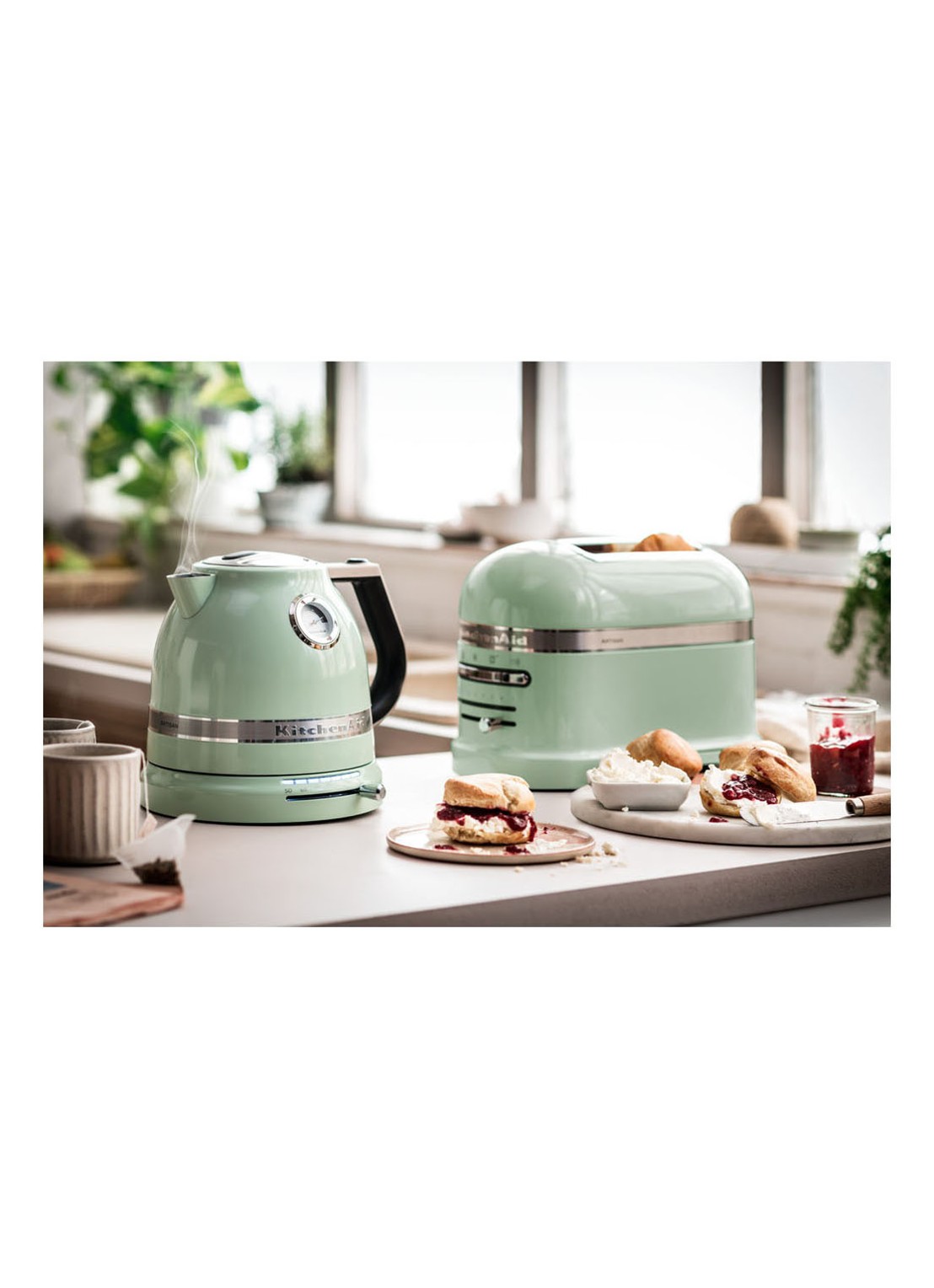 KitchenAid Artisan broodrooster 2-slots 5KMT2204 - pistache - voorkant 6 mint
