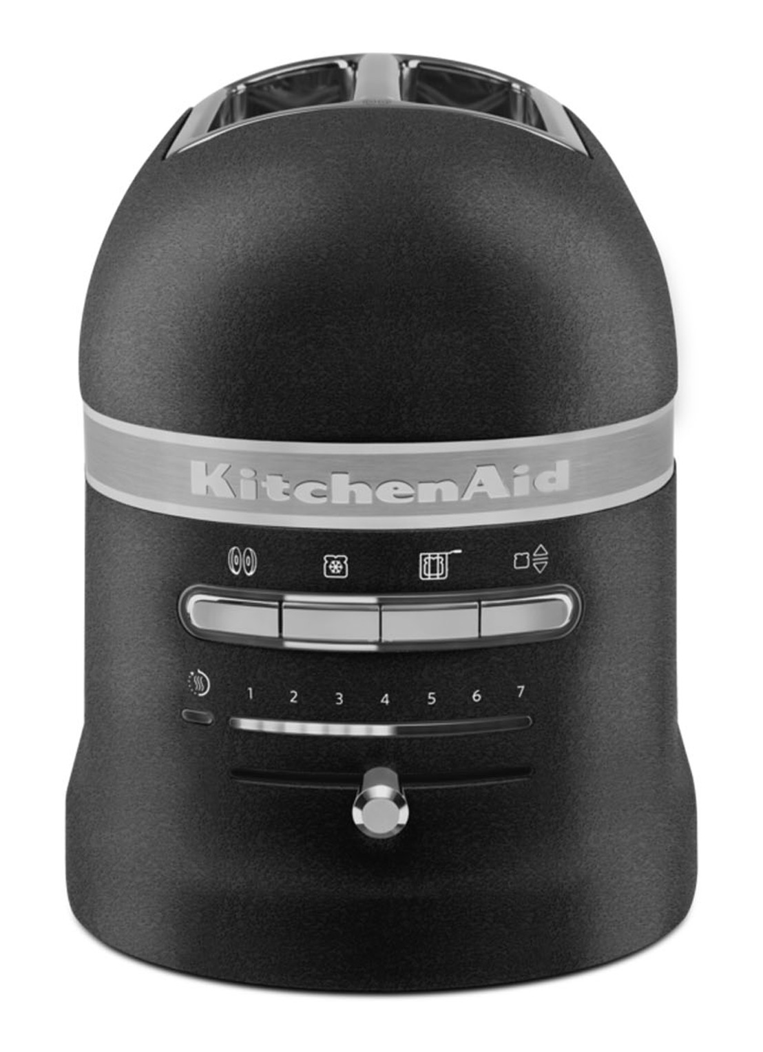 KitchenAid Artisan broodrooster 2-slots 5KMT2204 - Vulkaanzwart - voorkant 6 zwart