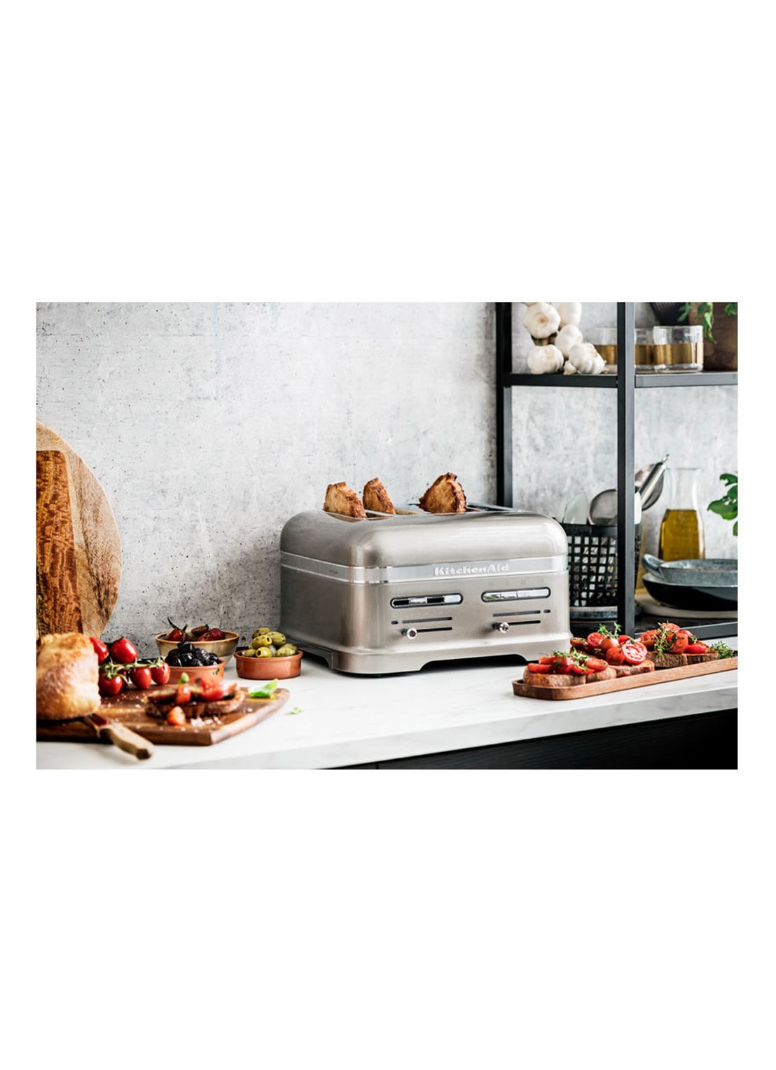 KitchenAid Artisan broodrooster 4-slots 5KMT4205TINGRS - Tingrijs - detail 2 grijs