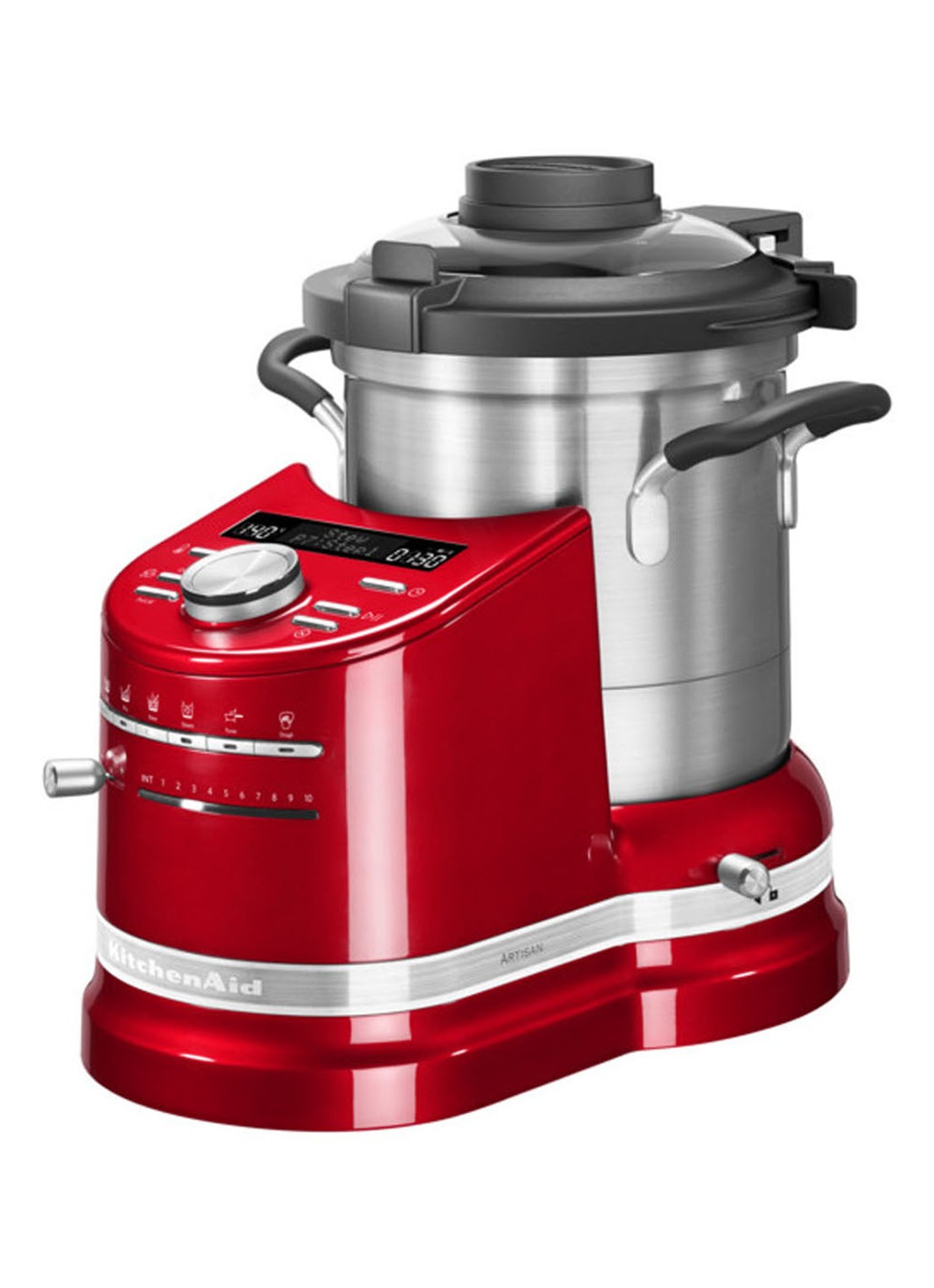 KitchenAid Artisan Cooking Processor 5KCF0104 - Keizerrood - voorkant 5 steenrood