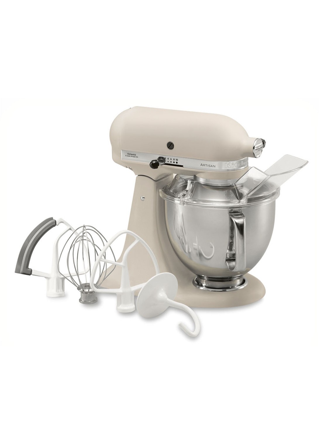 KitchenAid Artisan keukenmachine 4,8 liter 5KSM175PSEFL - detail 5 creme