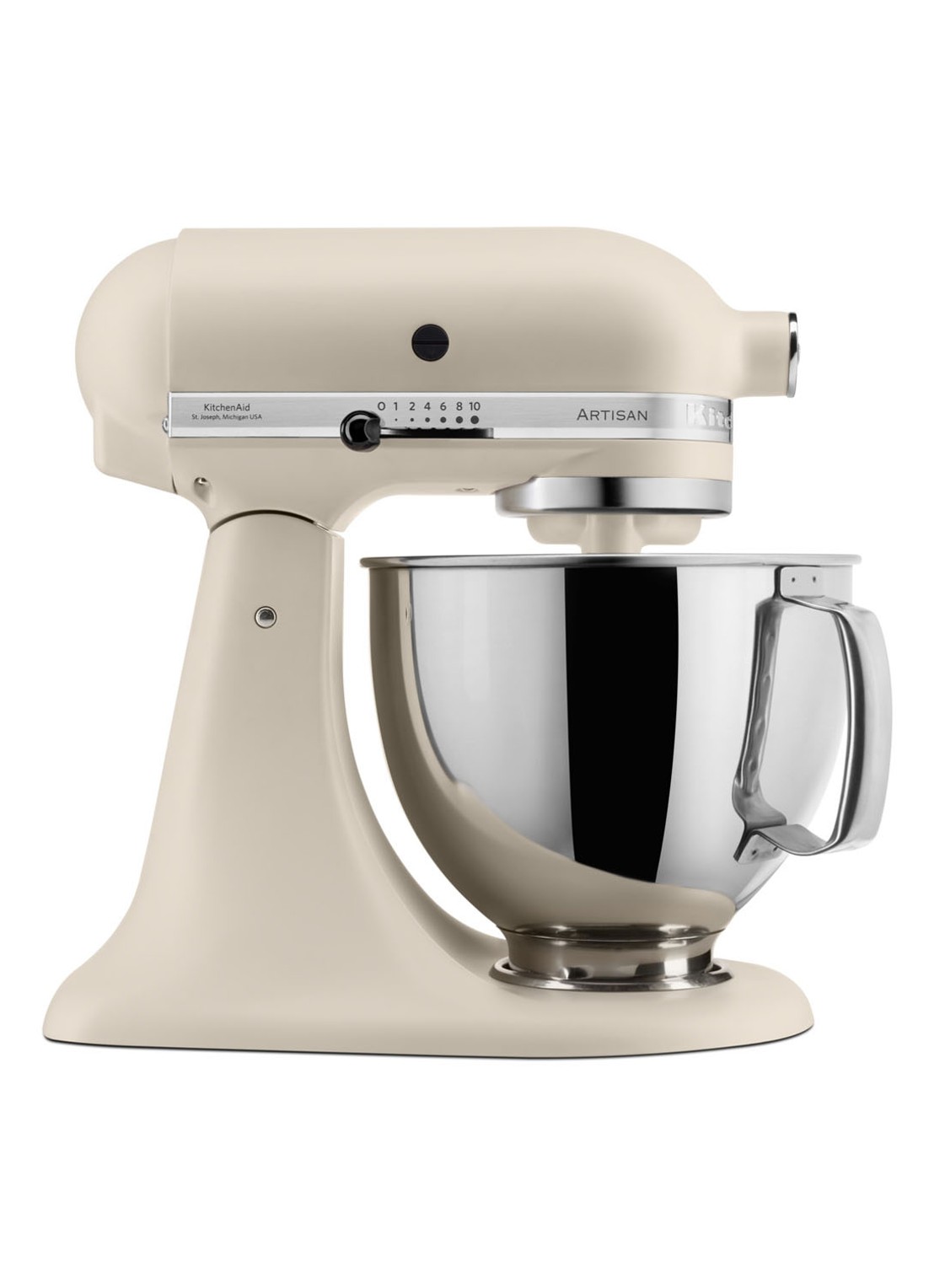 KitchenAid Artisan keukenmachine 4,8 liter 5KSM175PSEFL - voorkant creme