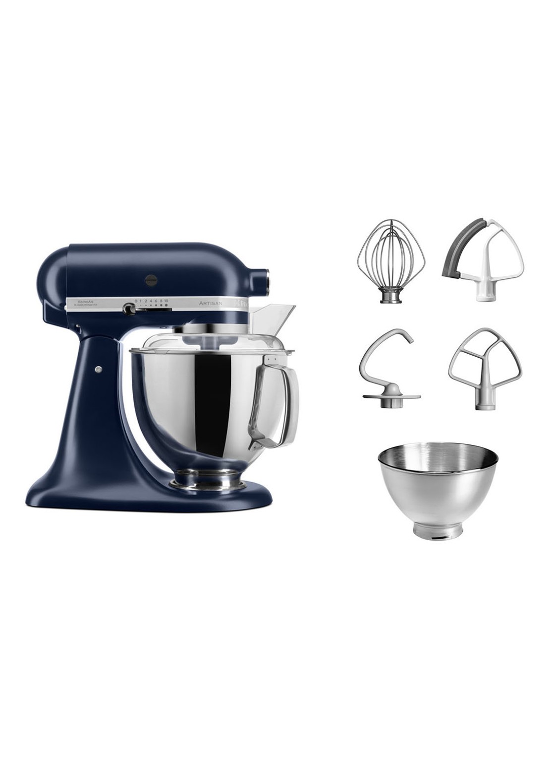KitchenAid Artisan keukenmachine 4,8 liter 5KSM175PSEIB - Matte Ink Blue - detail 4 matte ink blue
