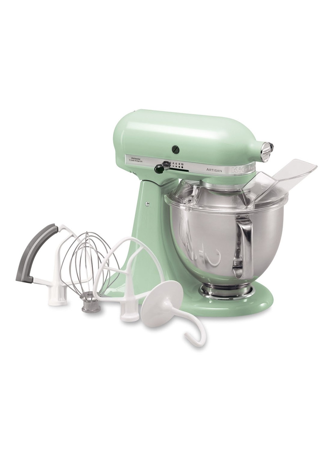 KitchenAid Artisan keukenmachine 4,8 liter 5KSM175PSEPT - Pistache - detail 5 pistache