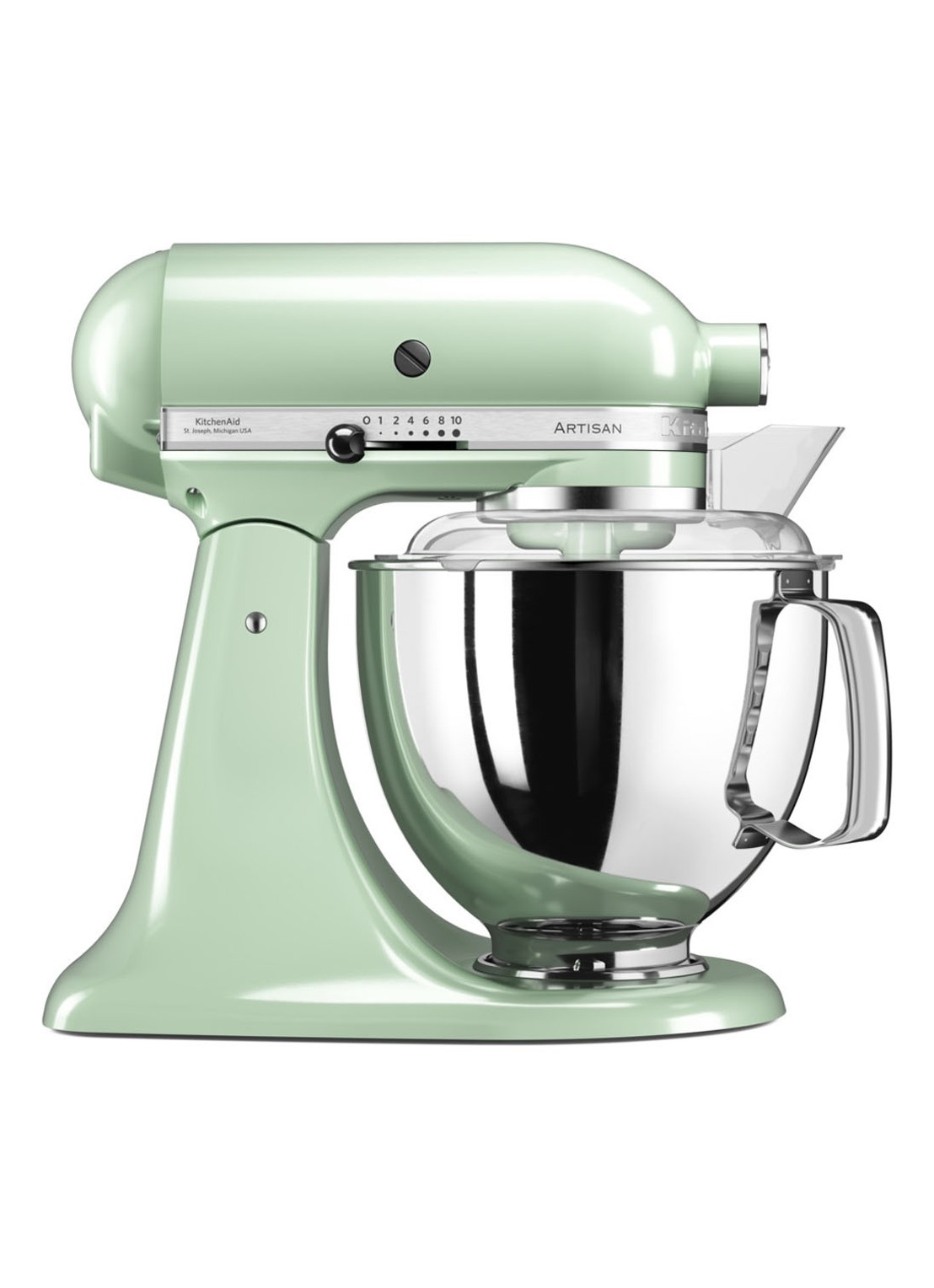 KitchenAid Artisan keukenmachine 4,8 liter 5KSM175PSEPT - Pistache - voorkant pistache