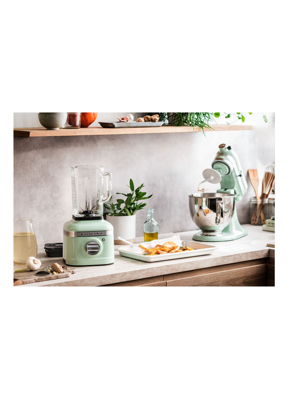 KitchenAid Artisan keukenmachine 4,8 liter 5KSM175PSEPT - Pistache - voorkant 2 pistache