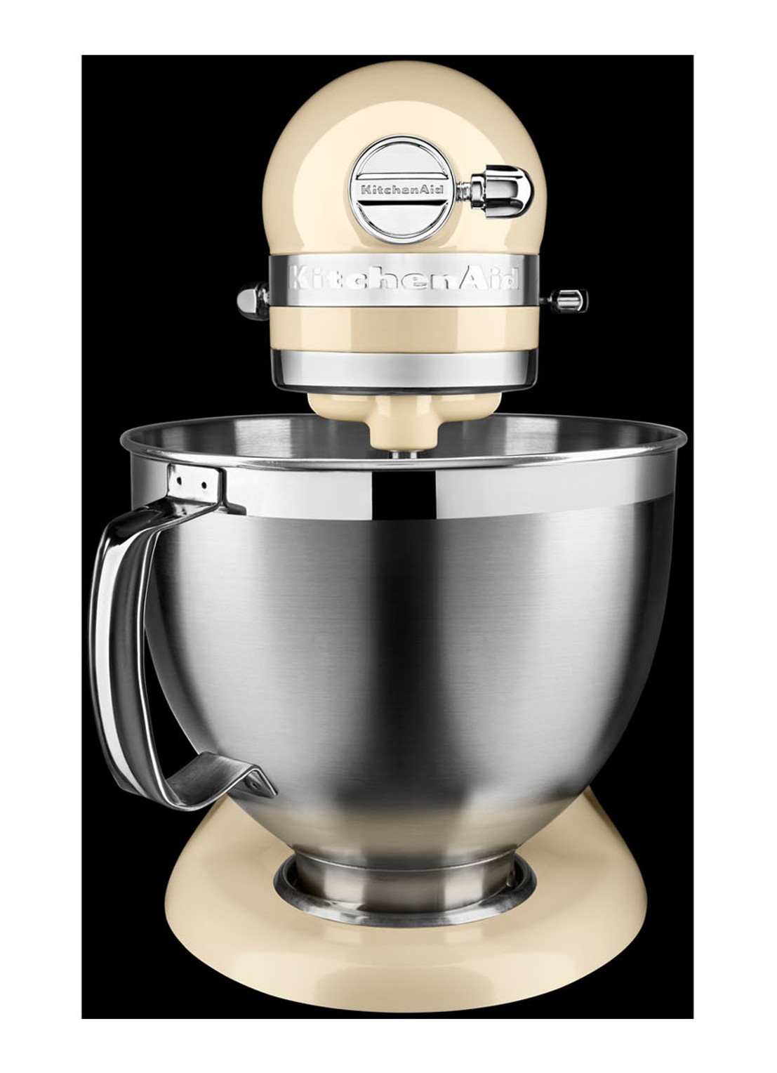 KitchenAid Artisan keukenmachine 4,8 liter 5KSM185PS - Amandelwit - detail creme