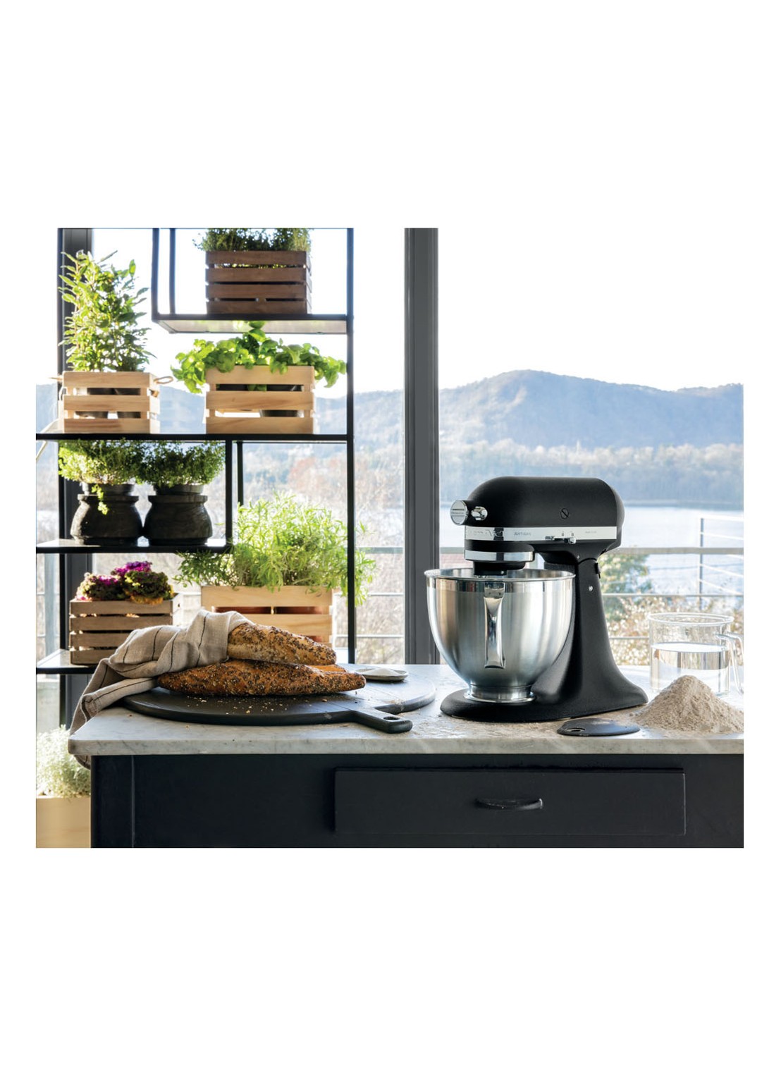 KitchenAid Artisan keukenmachine 4,8 liter 5KSM185PSEBK - Vulkaanzwart - detail 6 vulkaanzwart
