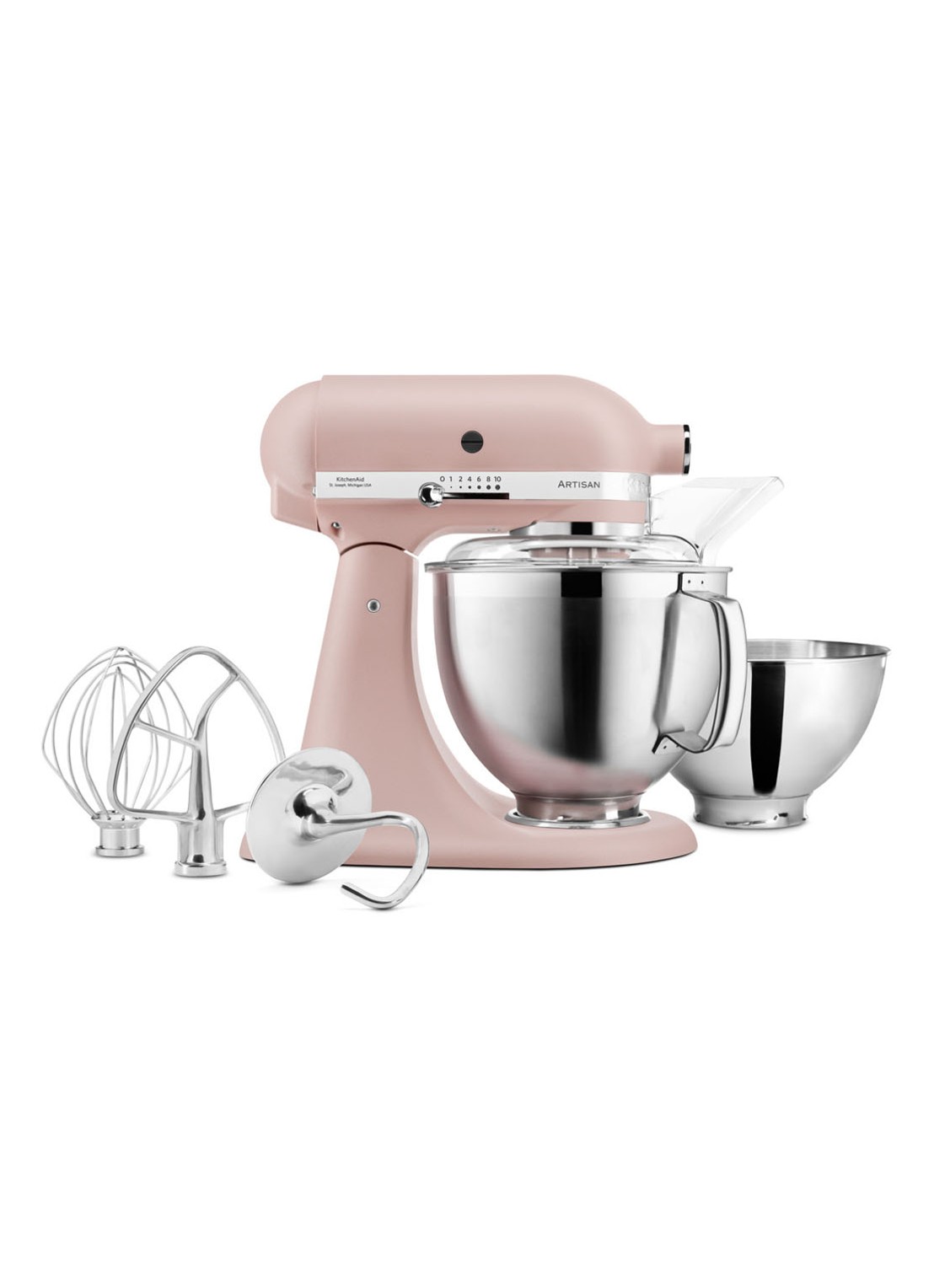KitchenAid Artisan keukenmachine 4,8 liter 5KSM185PSEFT - Feather Pink - detail 4 feather pink