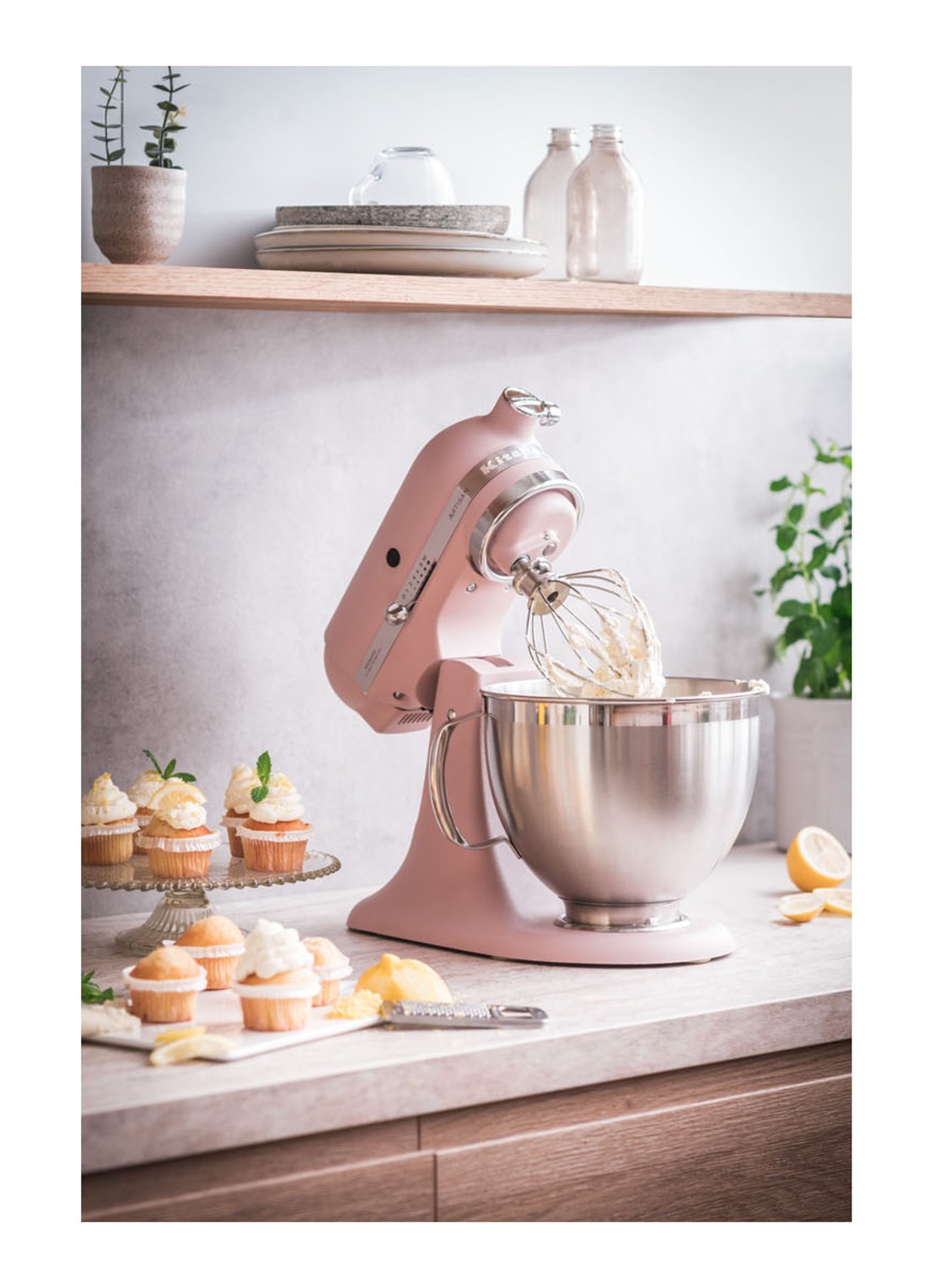 KitchenAid Artisan keukenmachine 4,8 liter 5KSM185PSEFT - Feather Pink - detail 6 feather pink