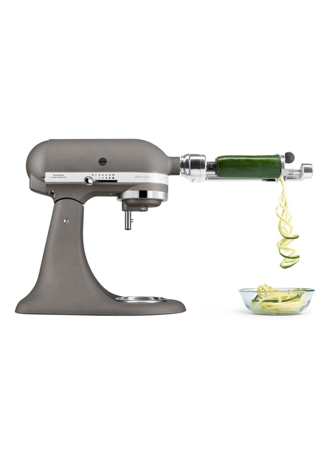KitchenAid Artisan keukenmachine 4,8 liter 5KSM185PSEGR - Imperial Grey - detail 3 imperial grey