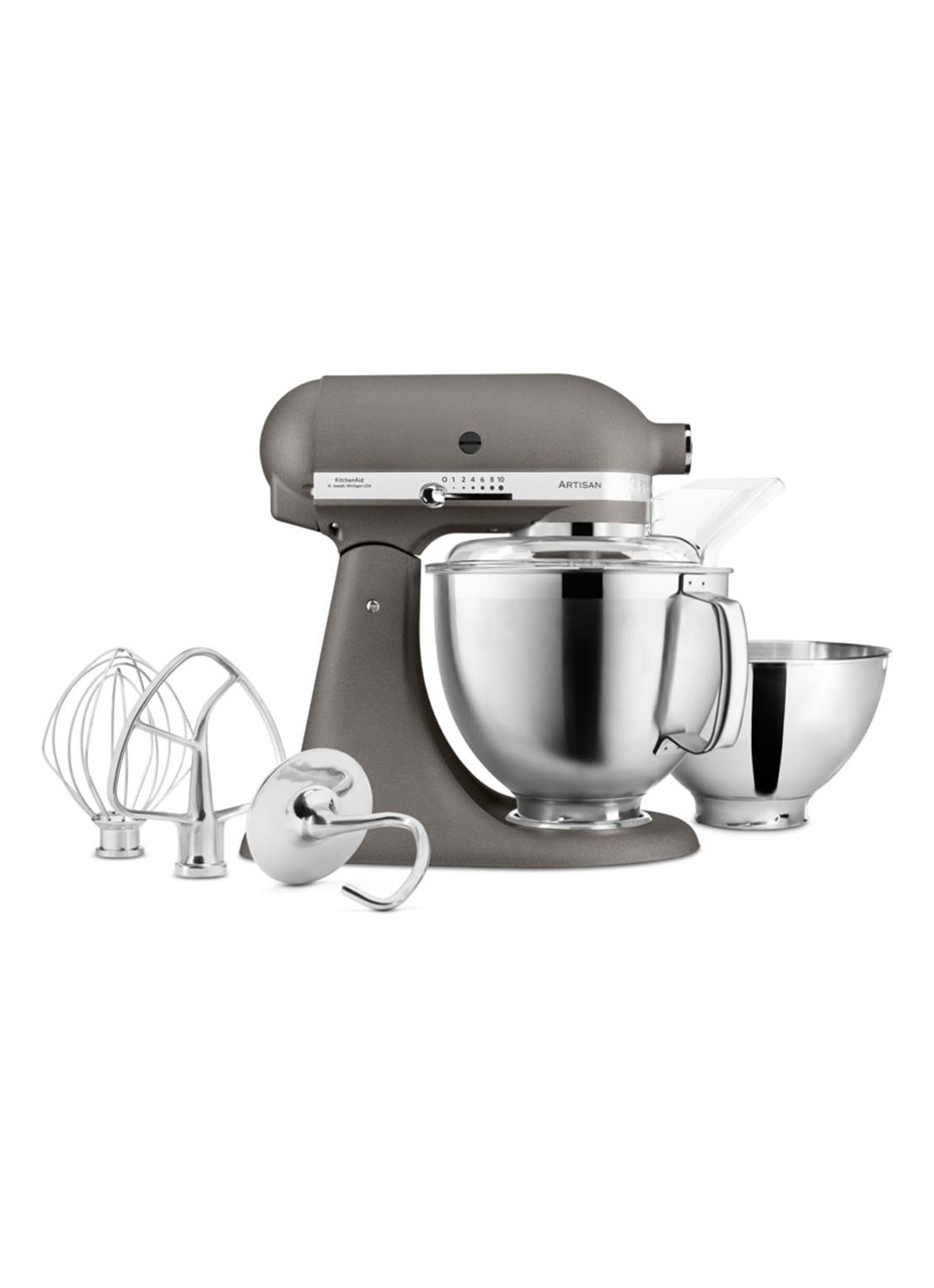 KitchenAid Artisan keukenmachine 4,8 liter 5KSM185PSEGR - Imperial Grey - detail 7 imperial grey