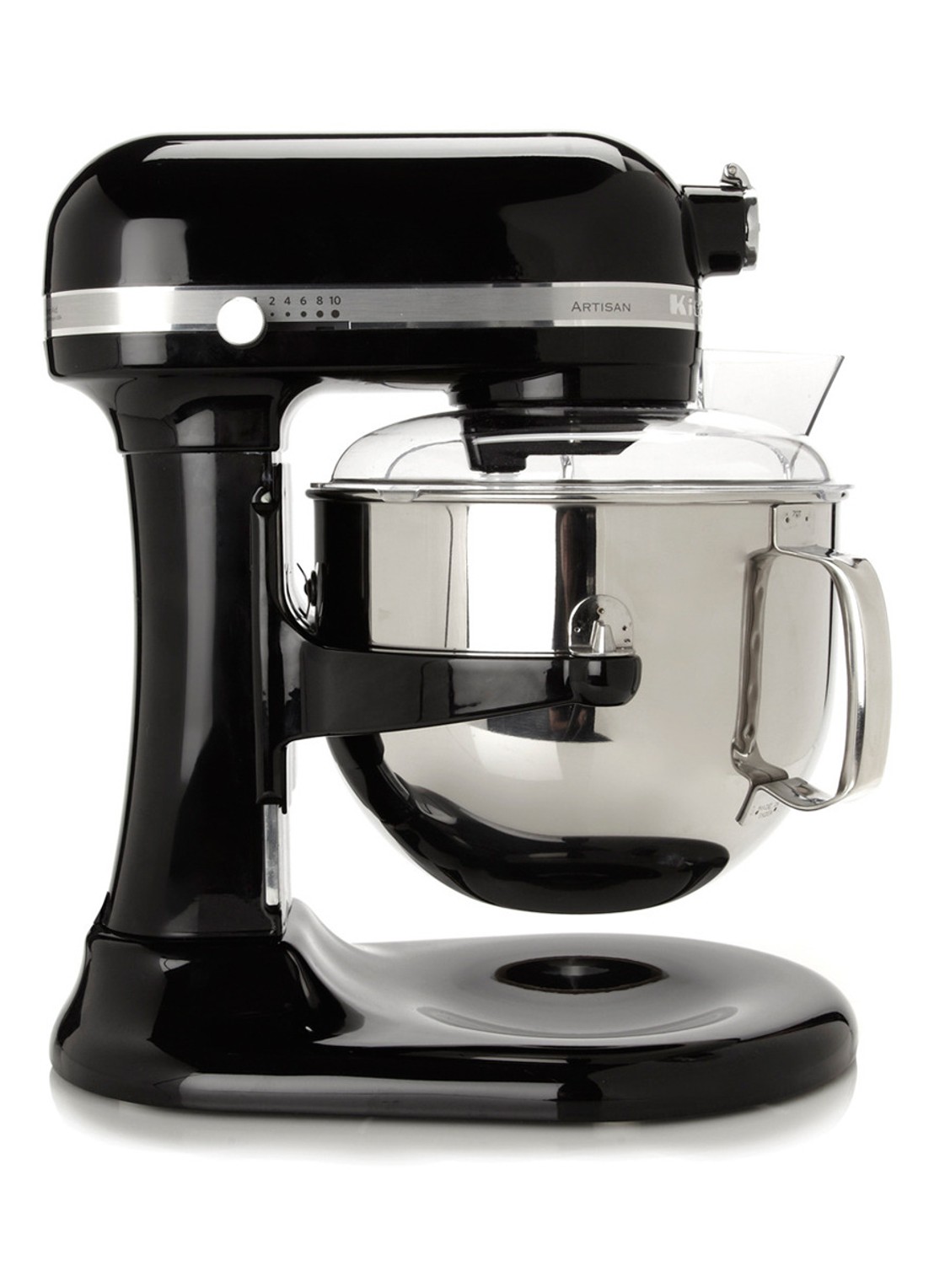 KitchenAid Artisan keukenmachine 6,9 liter 5KSM7580XEOB - Onyx Zwart - voorkant 3 zwart