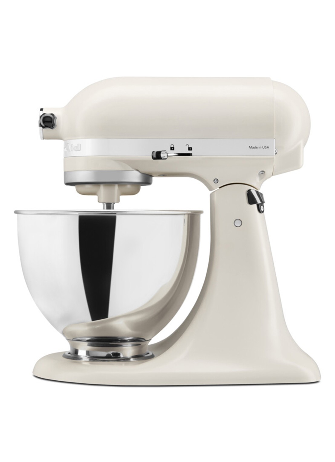 KitchenAid Artisan keukenmachine met kantelbare kop 4,3 liter 5KSM95PS - detail wit