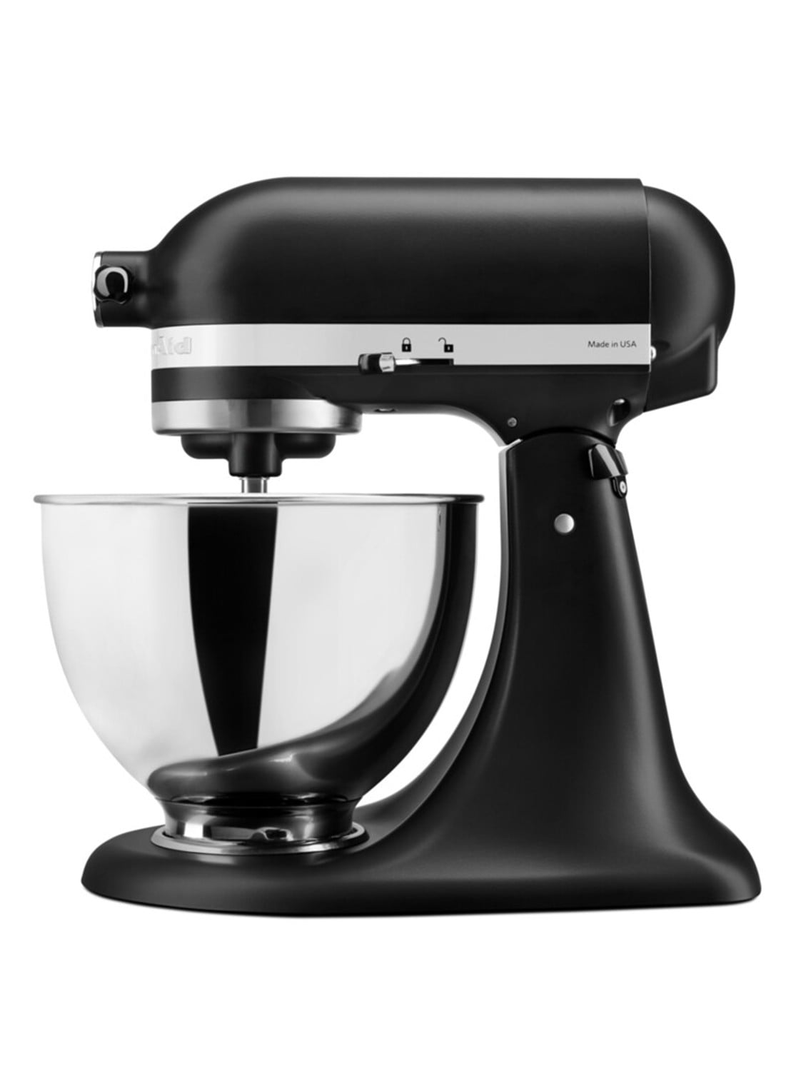 KitchenAid Artisan keukenmachine met kantelbare kop 4,3 liter 5KSM95PS - achterkant zwart