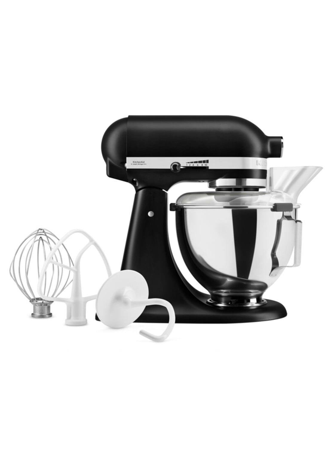 KitchenAid Artisan keukenmachine met kantelbare kop 4,3 liter 5KSM95PS - detail 4 zwart