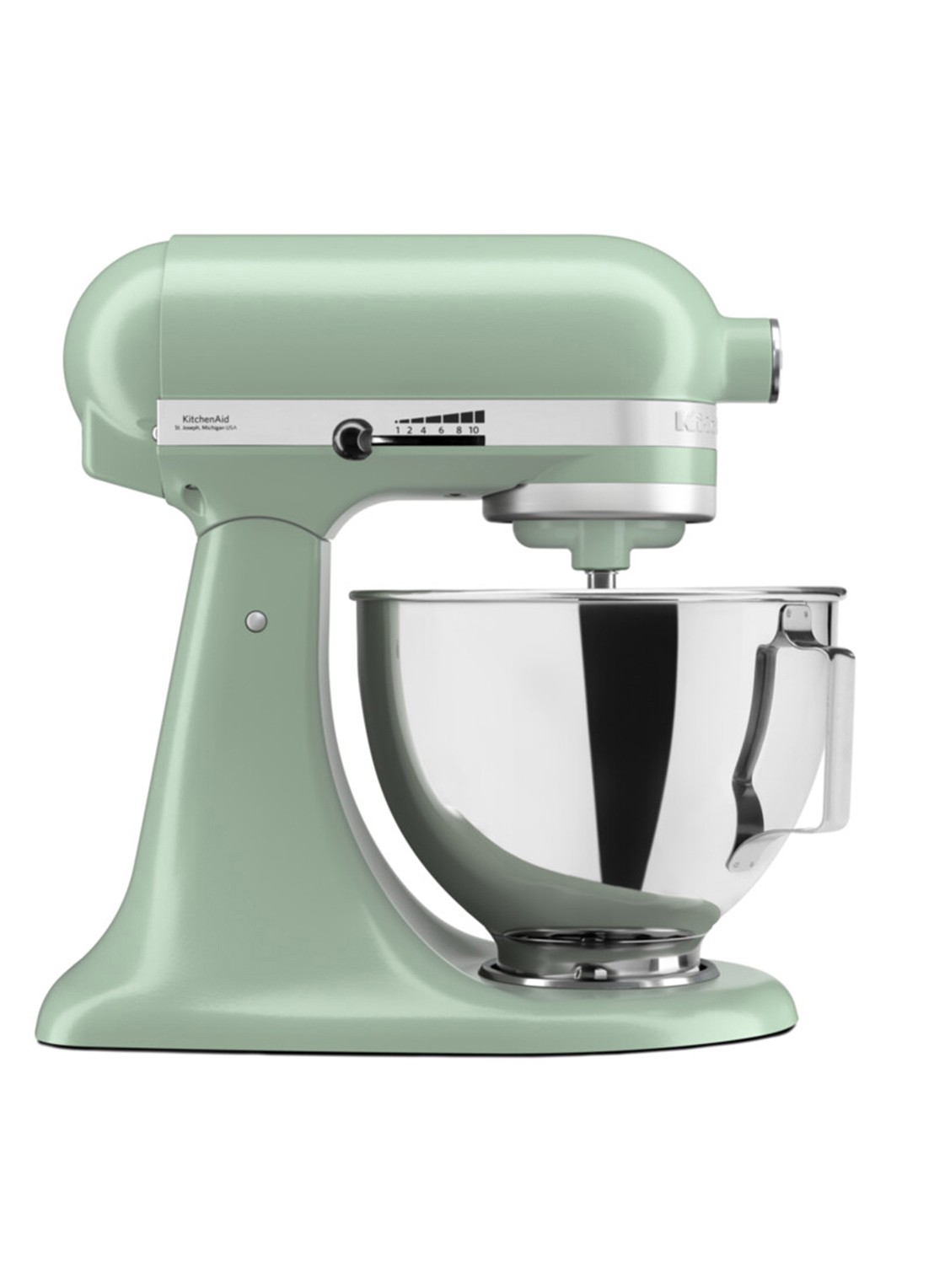 KitchenAid Artisan keukenmachine met kantelbare kop 4,3 liter 5KSM95PS - voorkant 5 lindegroen