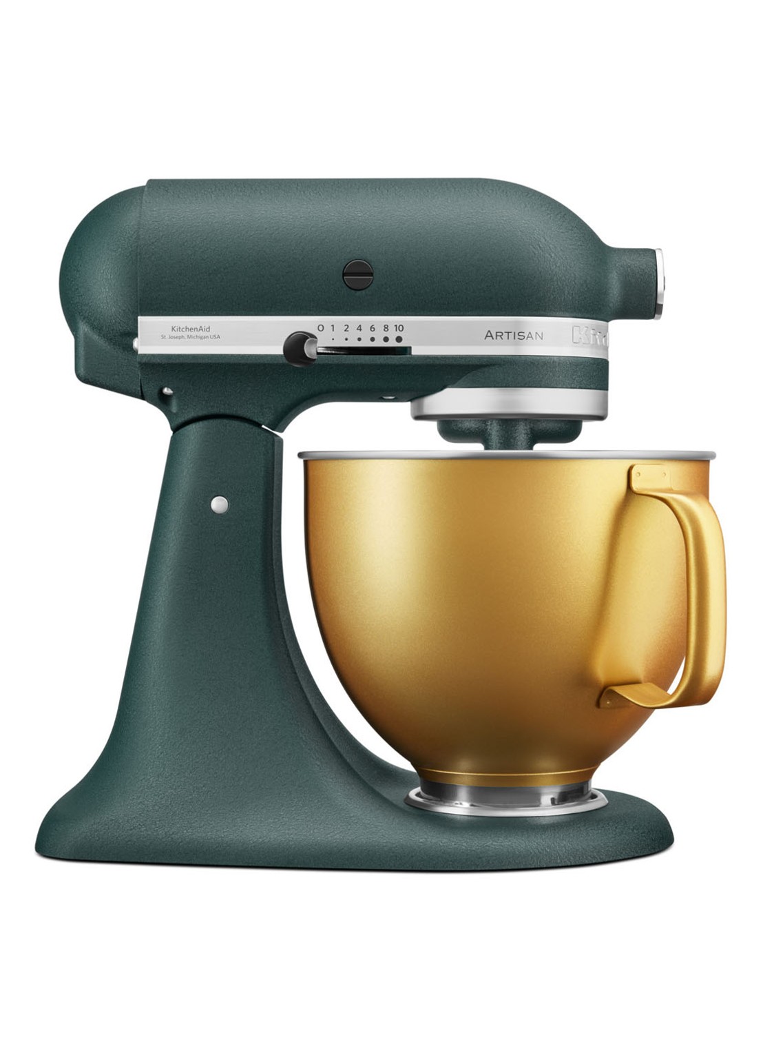 KitchenAid Artisan keukenrobot/mixer 4,8 liter 5KSM156VGEPP - Pebbled Palm - voorkant groen
