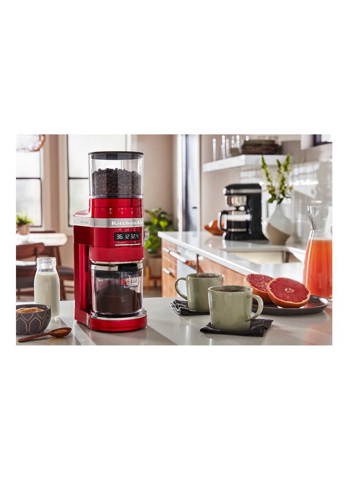 KitchenAid Artisan koffiemolen 5KCG8433 - voorkant 2 appelrood
