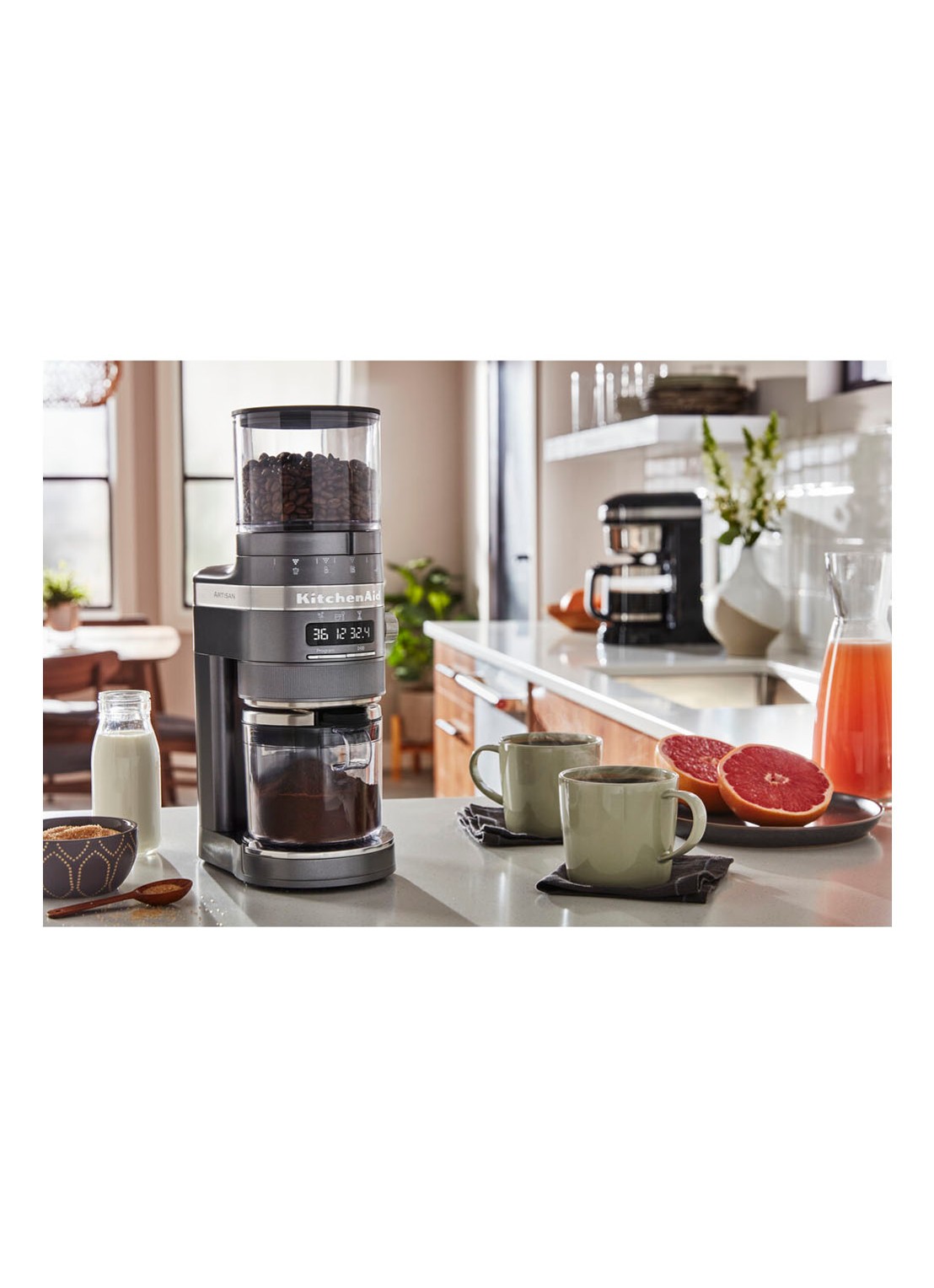 KitchenAid Artisan koffiemolen 5KCG8433 - voorkant 4 tingrijs