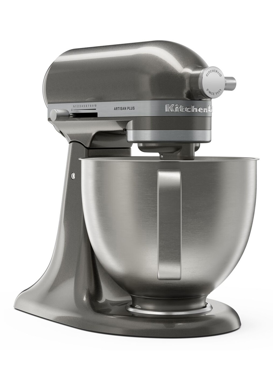 KitchenAid Artisan Plus keukenmachine met kantelbare kop 4,7 liter - achterkant 3 zilver