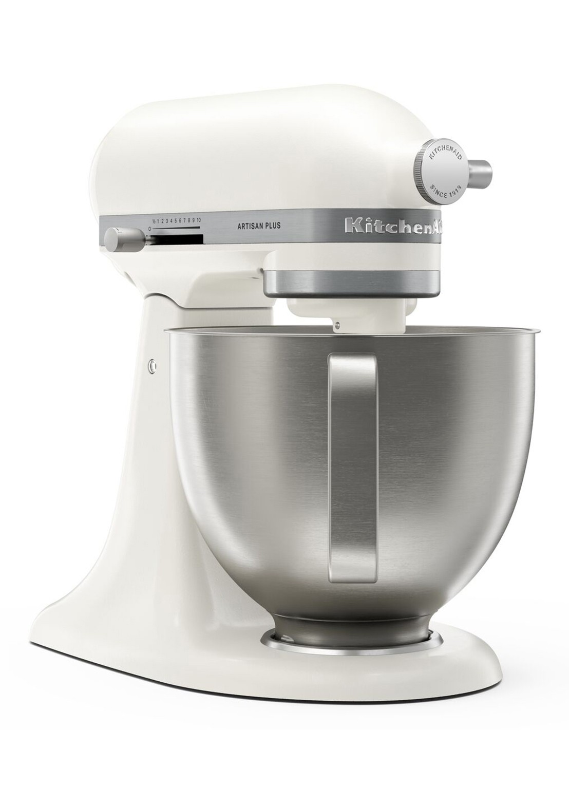 KitchenAid Artisan Plus keukenmachine met kantelbare kop 4,7 liter - achterkant 3 wit